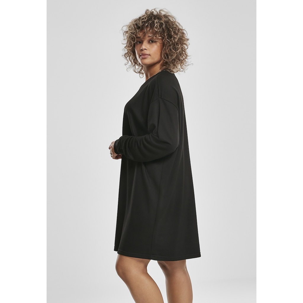 URBAN CLASSICS Jerseykleid »Damen Ladies Modal Terry Crew Dress«, (1 tlg.)