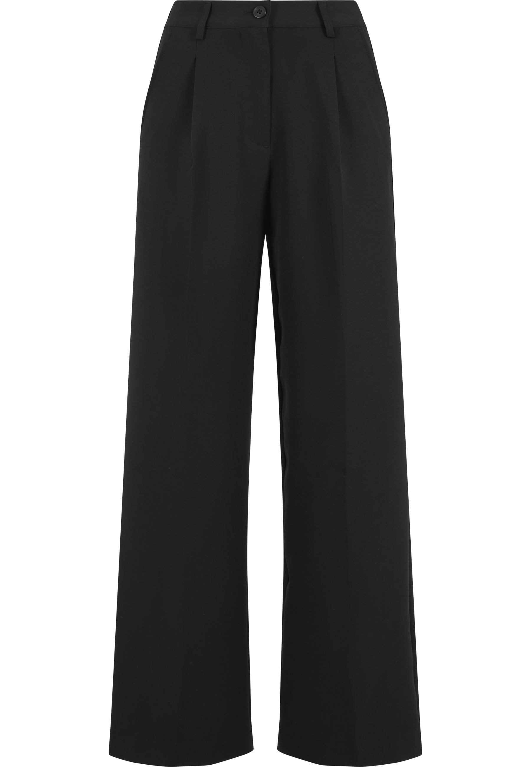 URBAN CLASSICS Stoffhose "Urban Classics Ladies Wide Leg Trousers" günstig online kaufen