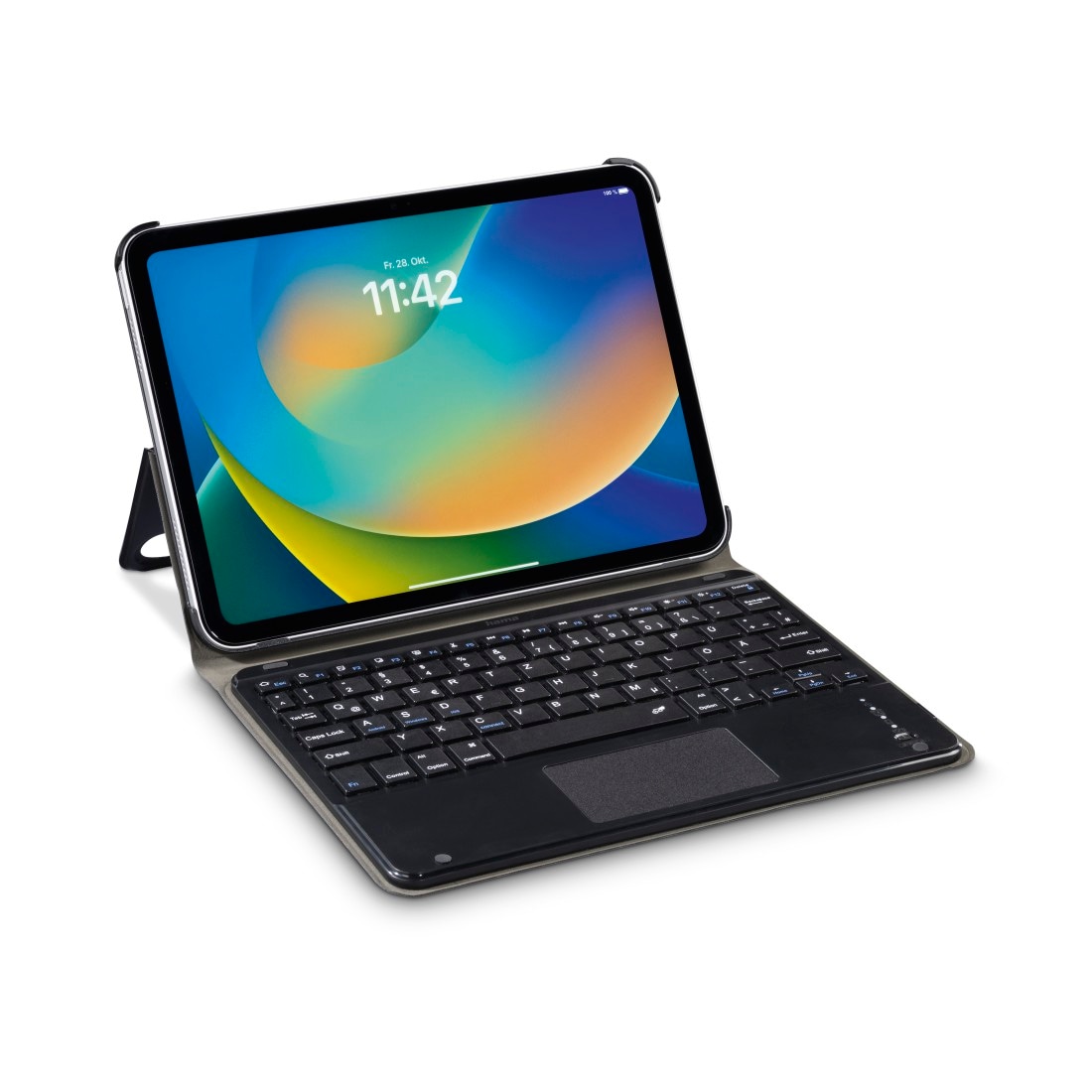 Hama Tablet-Hülle »Tablet-Hülle f. iPad Air (10.9"/11“), Bluetooth-Tastatur, Touchpad« Bluetooth-Tastatur, Touchpad, Standfunktion, abnehmbare Tastatur