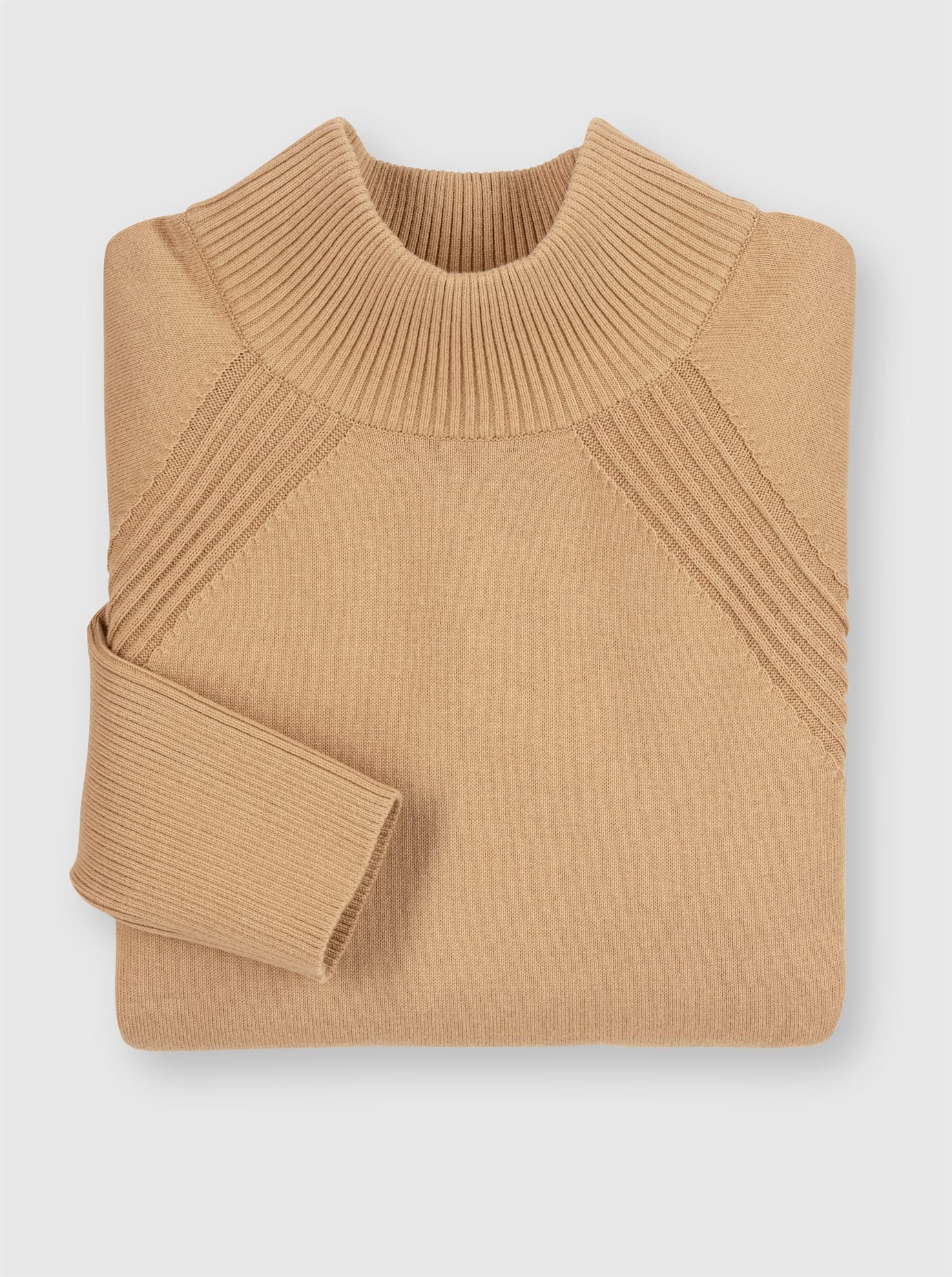 Classic Basics Longpullover Women's Long Sweater Camel 38 3