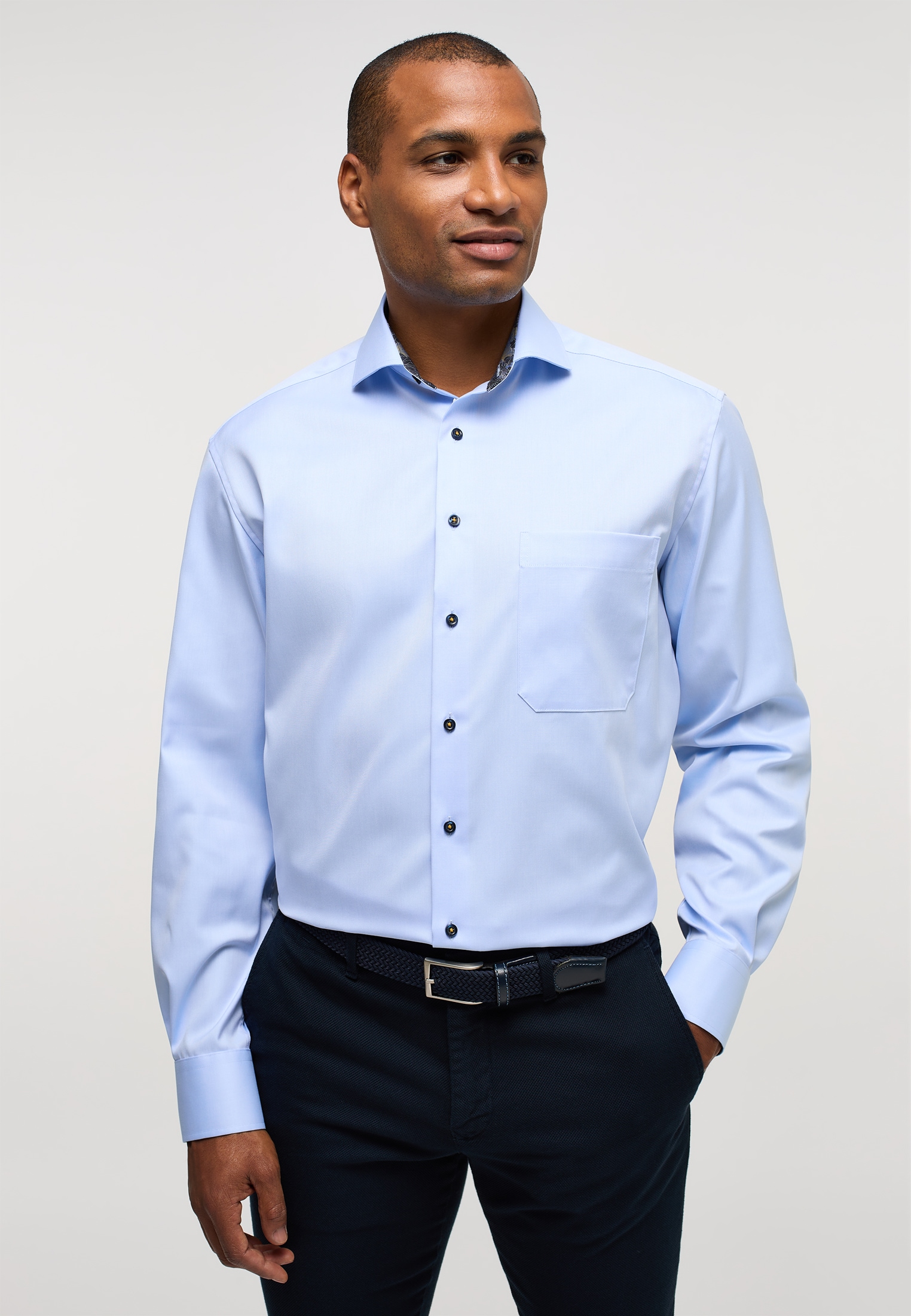 Eterna Langarmhemd "COMFORT FIT" NON IRON (bügelfrei) günstig online kaufen