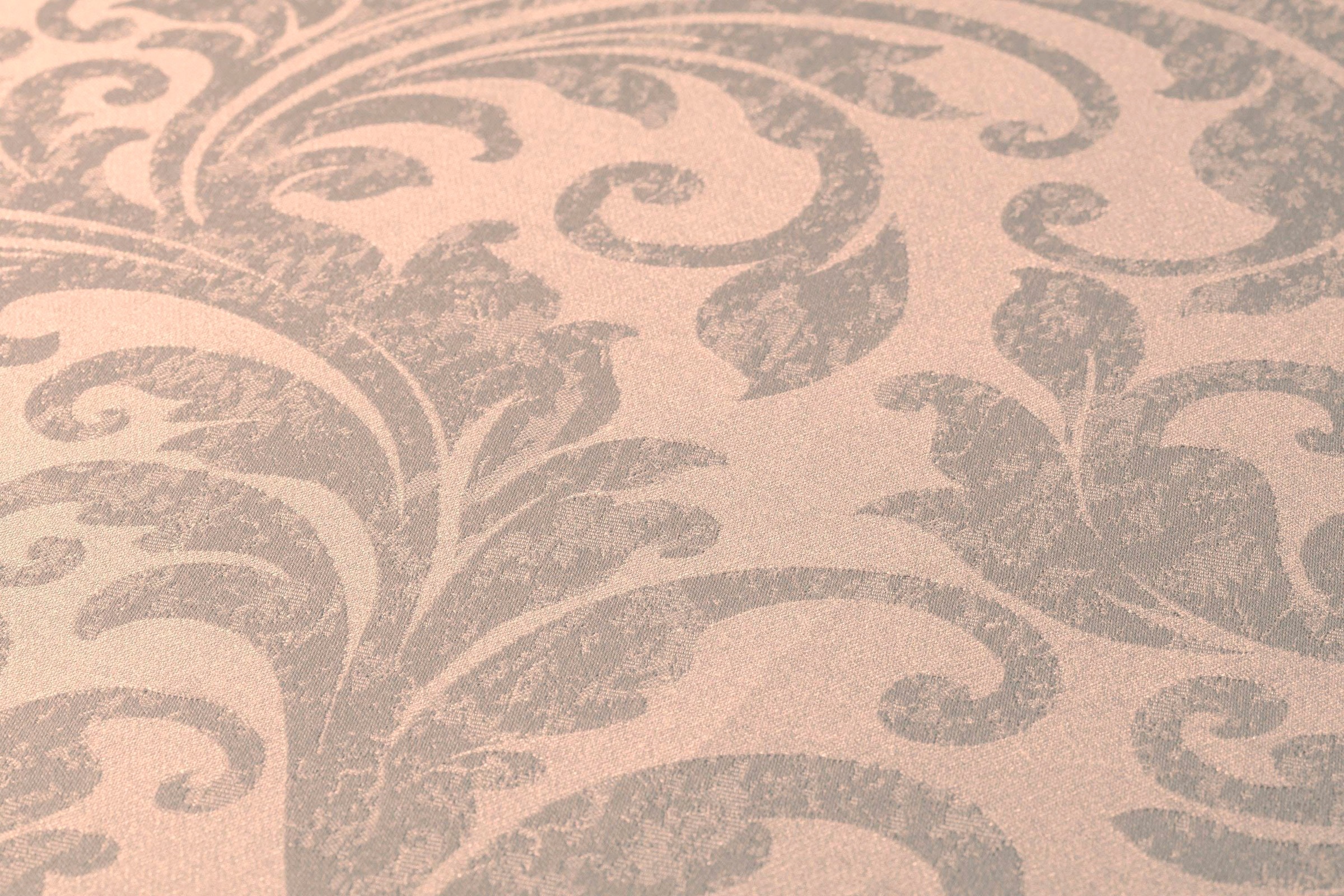 living walls Textiltapete »Di Seta«, Barock-ornamental-gemustert, Klassik Tapete Barock Tapeten Wohnzimmer Schlafzimmer Küche Flur Optik