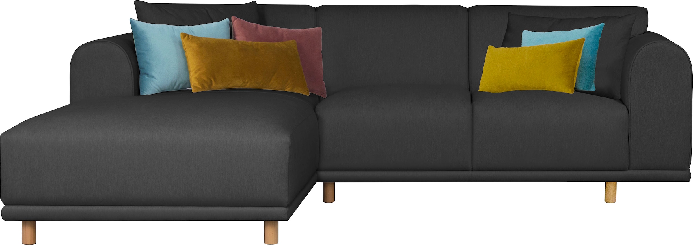 OTTO home Ecksofa "Maroon L-Form" in skandinavischem Design, mit losen Kiss günstig online kaufen
