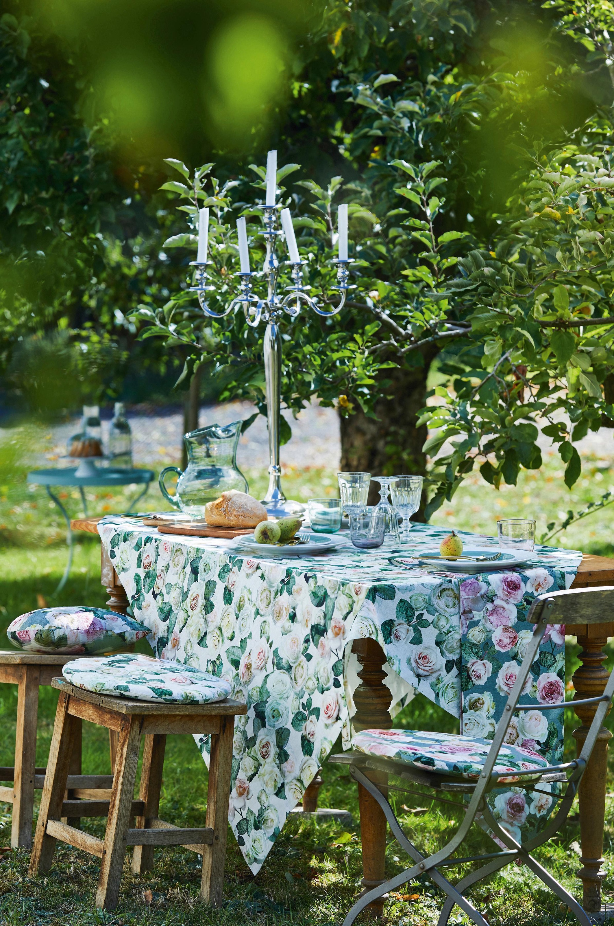 APELT Tischläufer "1624 Summergarden, Sommerdeko, Sommer" Digitaldruck günstig online kaufen