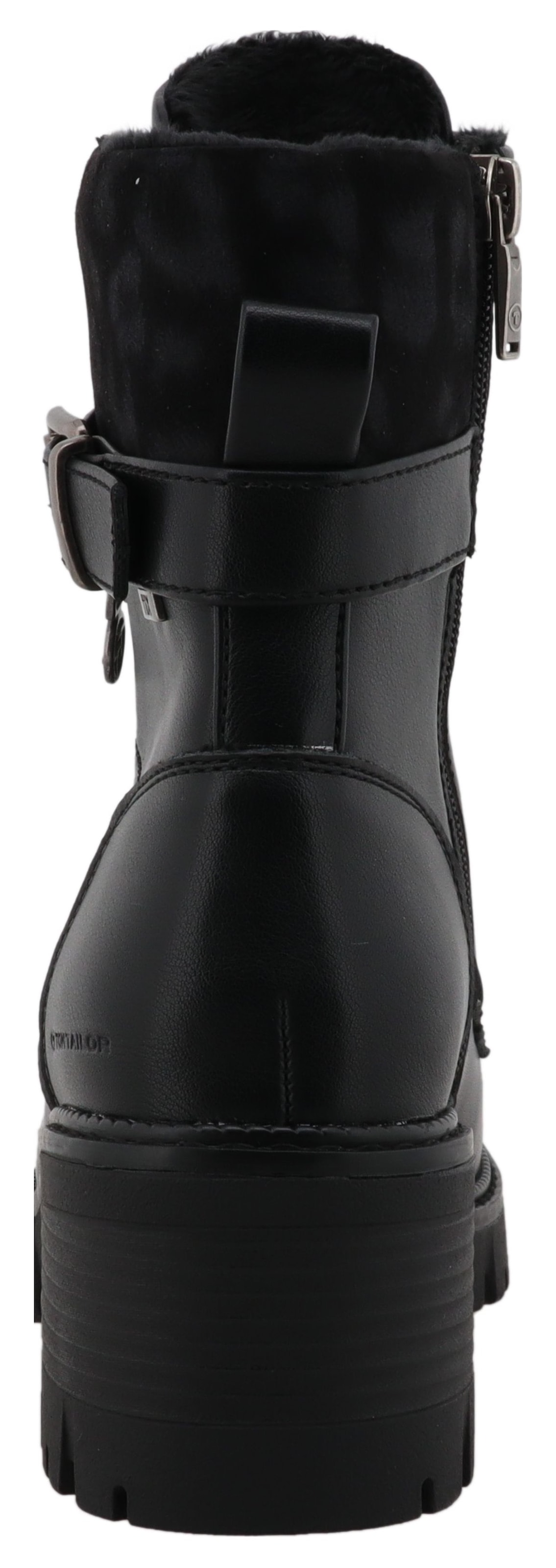 TOM TAILOR Winterstiefelette  Workerboots, Plateaustiefelette mit Blockabsatz