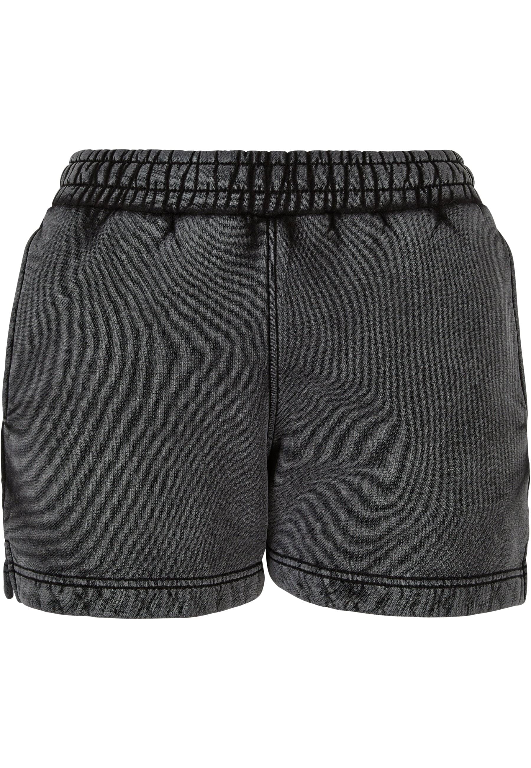 URBAN CLASSICS Sweatshorts "Urban Classics Damen Ladies Stone Washed Shorts", (1 tlg.)