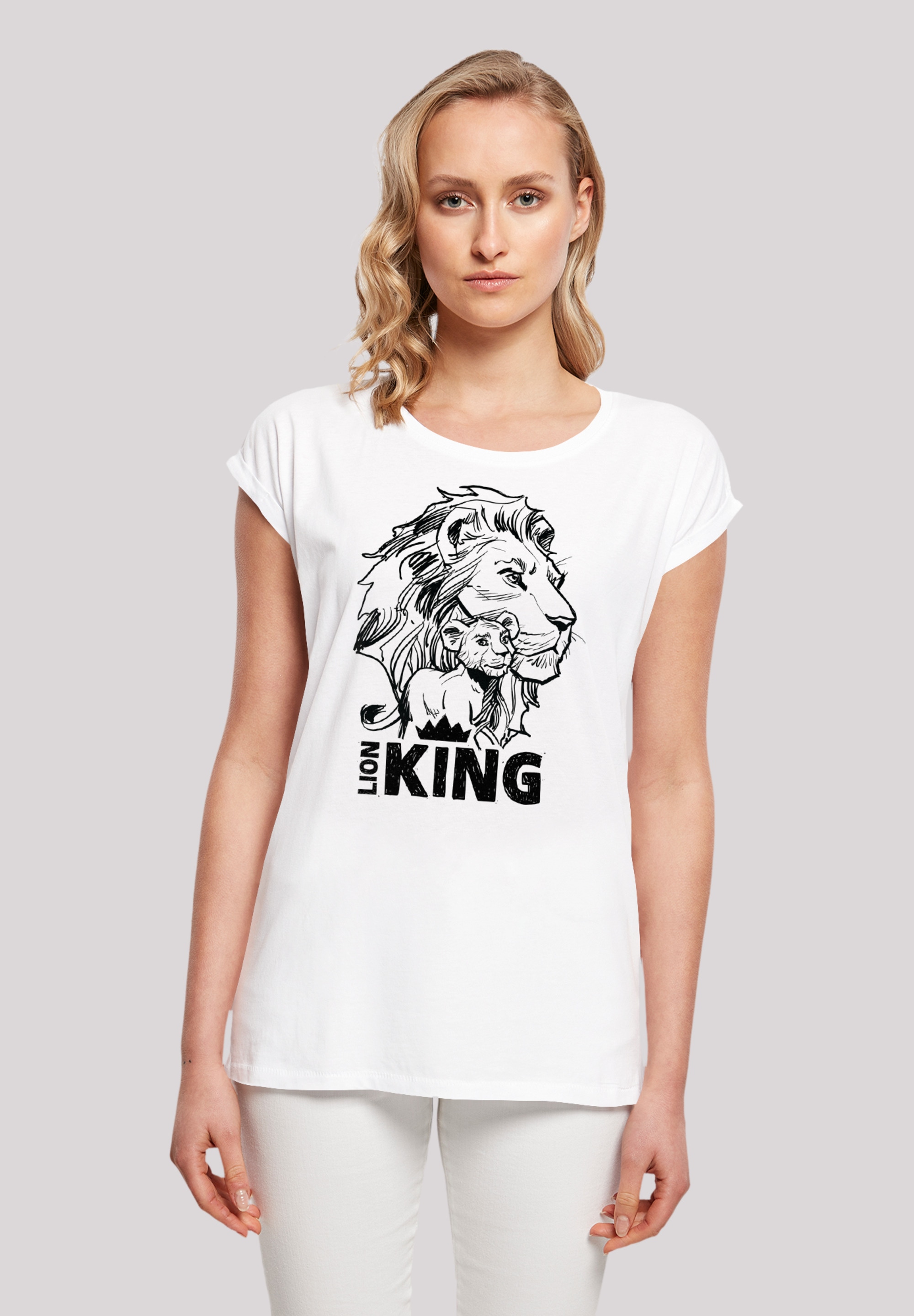 T-Shirt »Disney König der Löwen Together white«, Premium Qualität