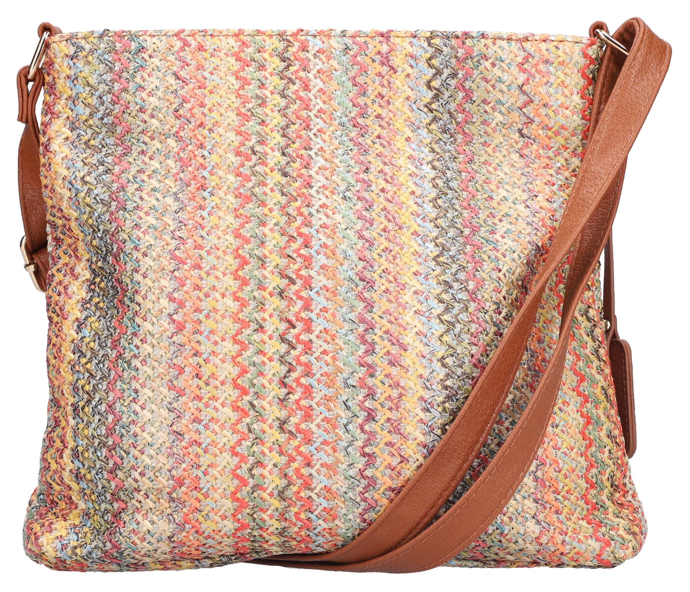 Rieker Umhängetasche , Schultertasche, Damen-Tasche mit abnehmbarem Logo-Anhänger