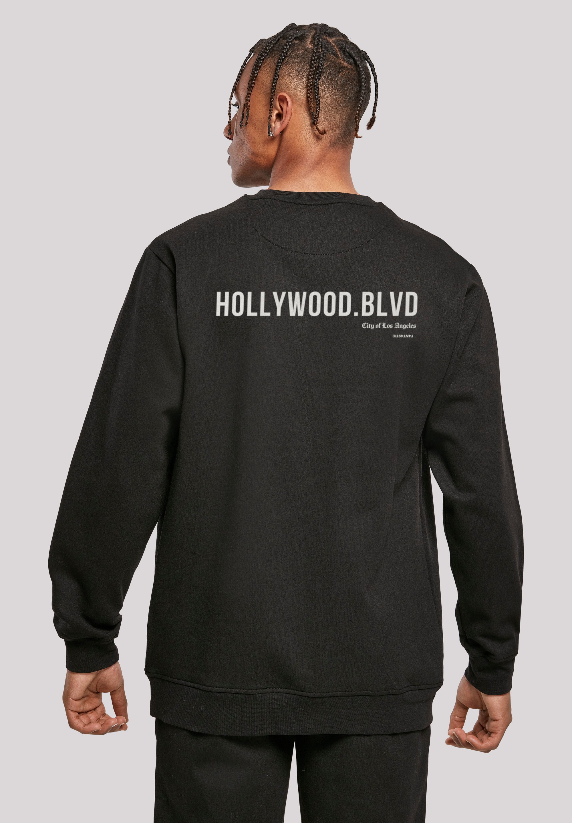 F4NT4STIC Kapuzenpullover "Hollywood blvd CREW", Print