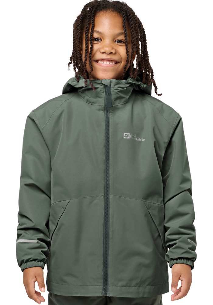 Jack Wolfskin 3-in-1-Funktionsjacke »ICELAND 3IN1 JACKET K«, mit Kapuze, 3in1, wasserdicht, Übergangsjacke