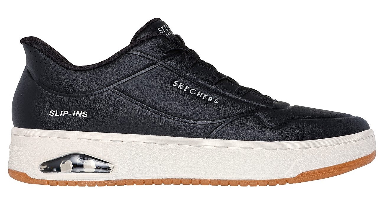 Skechers Slip-On Sneaker »UNO CTL-UNO DURABUCK SLIP IN«, Retro Sneaker, Slipper mit Luftkissendämpfung