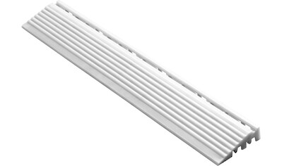 florco® Klickfliesen-Kantenleiste, (4 St.), Seitenteil weiß, 40 cm kaufen