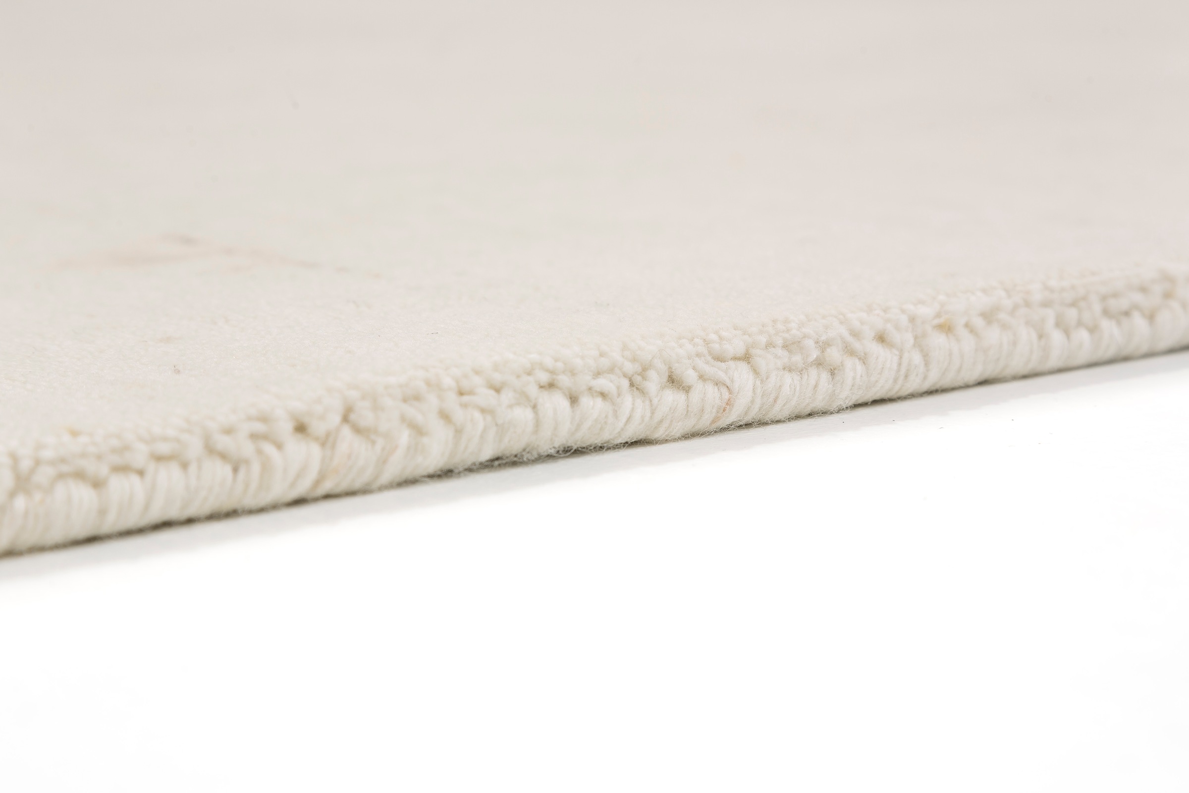 Wollteppich "Elara 6025", weiß, B:200cm H:15mm L:300cm, Wolle, SCHÖNER WOHNEN-KOLLEKTION, Teppiche, handweb, Wolle, natürlich, Wohnzimmer, Schöner Wohnen Kollektion 3