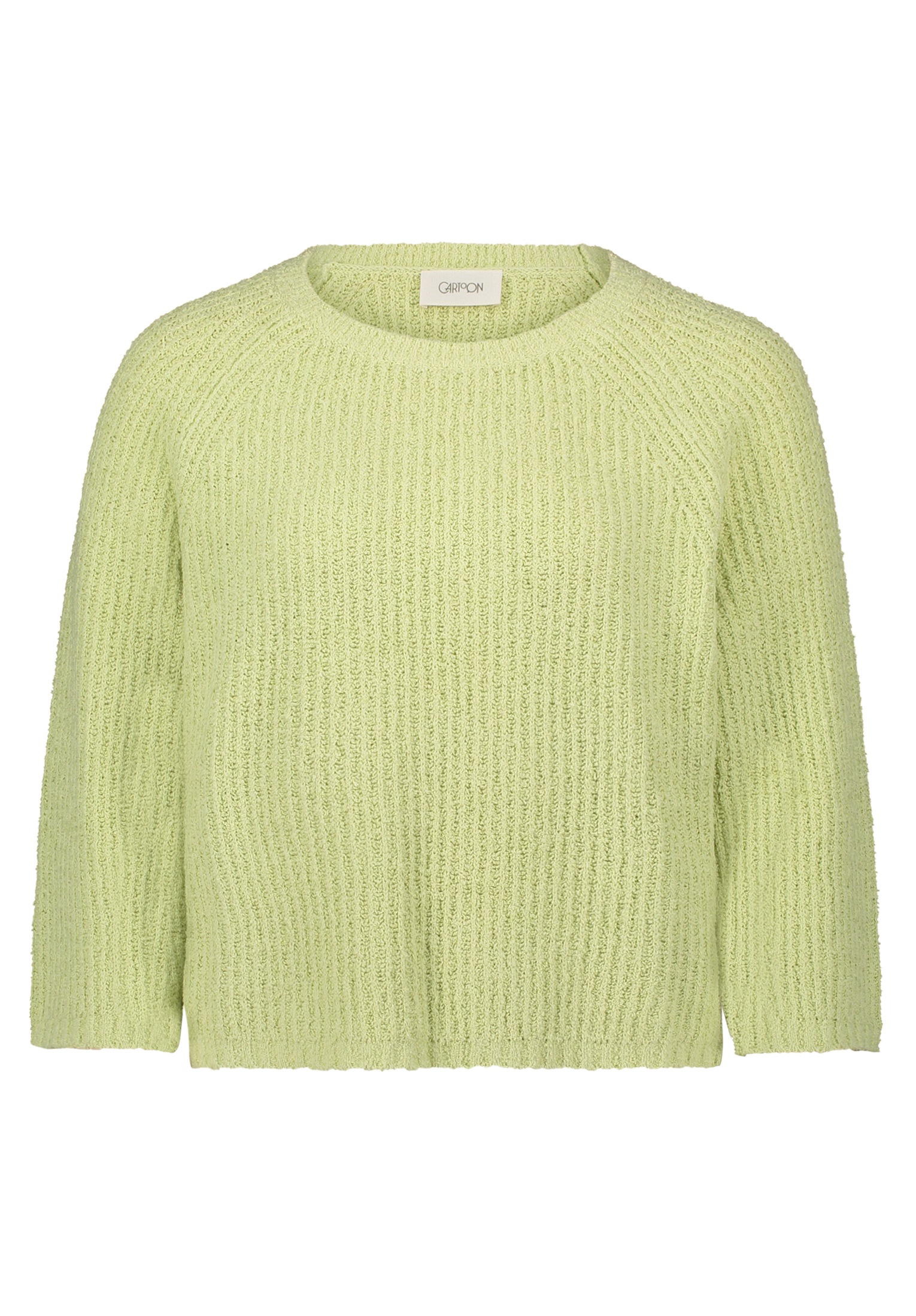 Cartoon Strickpullover "Damen mit Rundhalsausschnitt" 1 Stk. Struktur günstig online kaufen