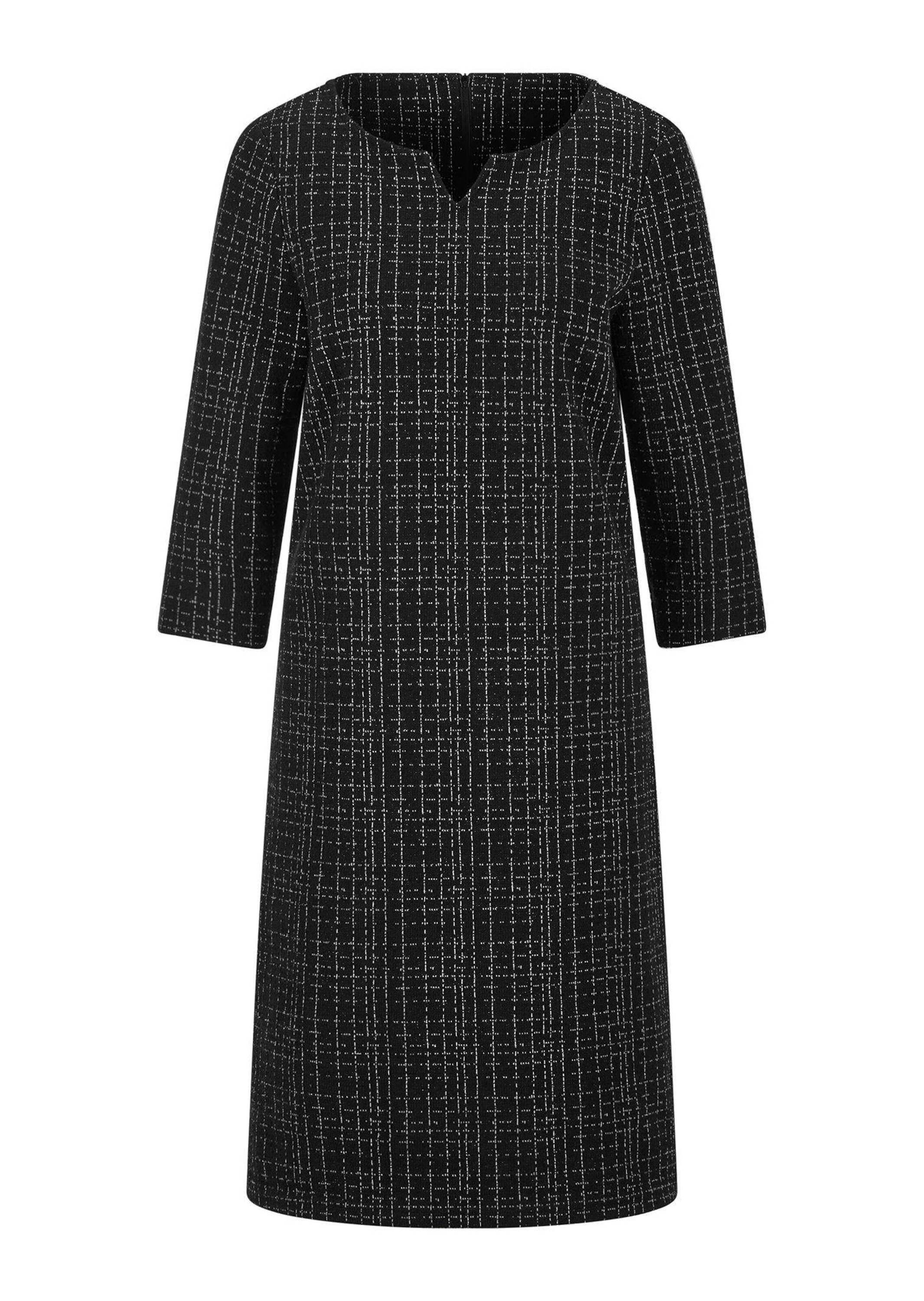 GOLDNER Jerseykleid "Midi Baumwollkleid mit Karomuster" günstig online kaufen