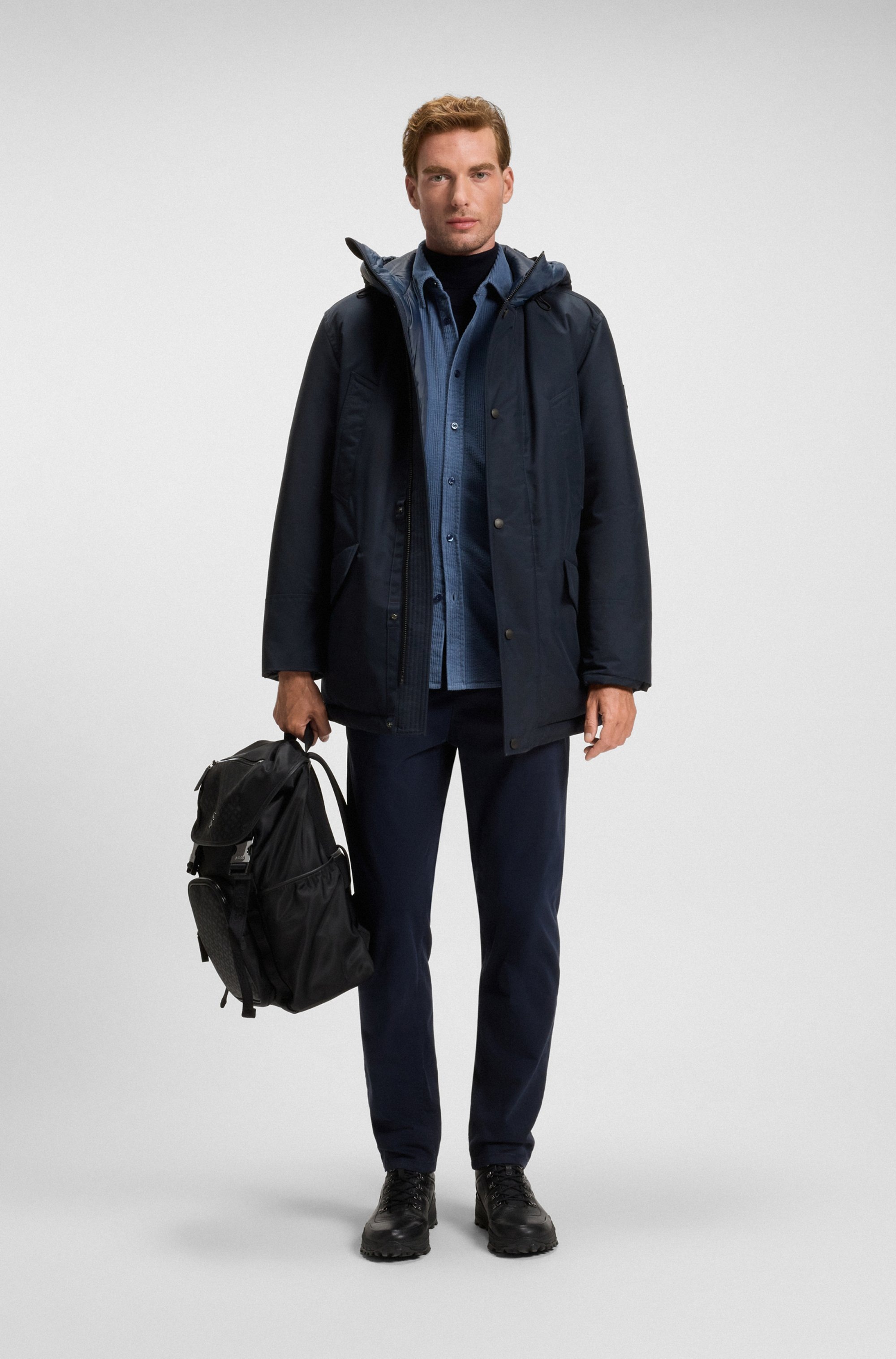Boss Osiass 1 10240256 Jacket Dark Blue 48 5