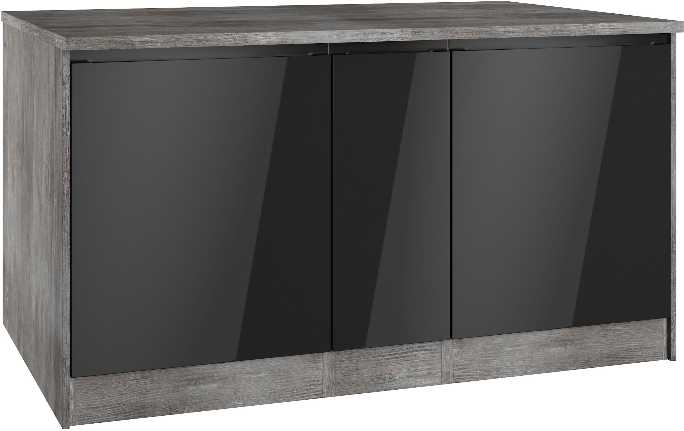 HELD MÖBEL Kücheninsel "Virginia", Breite 153 cm, MDF-Fronten, Flaschenrega günstig online kaufen