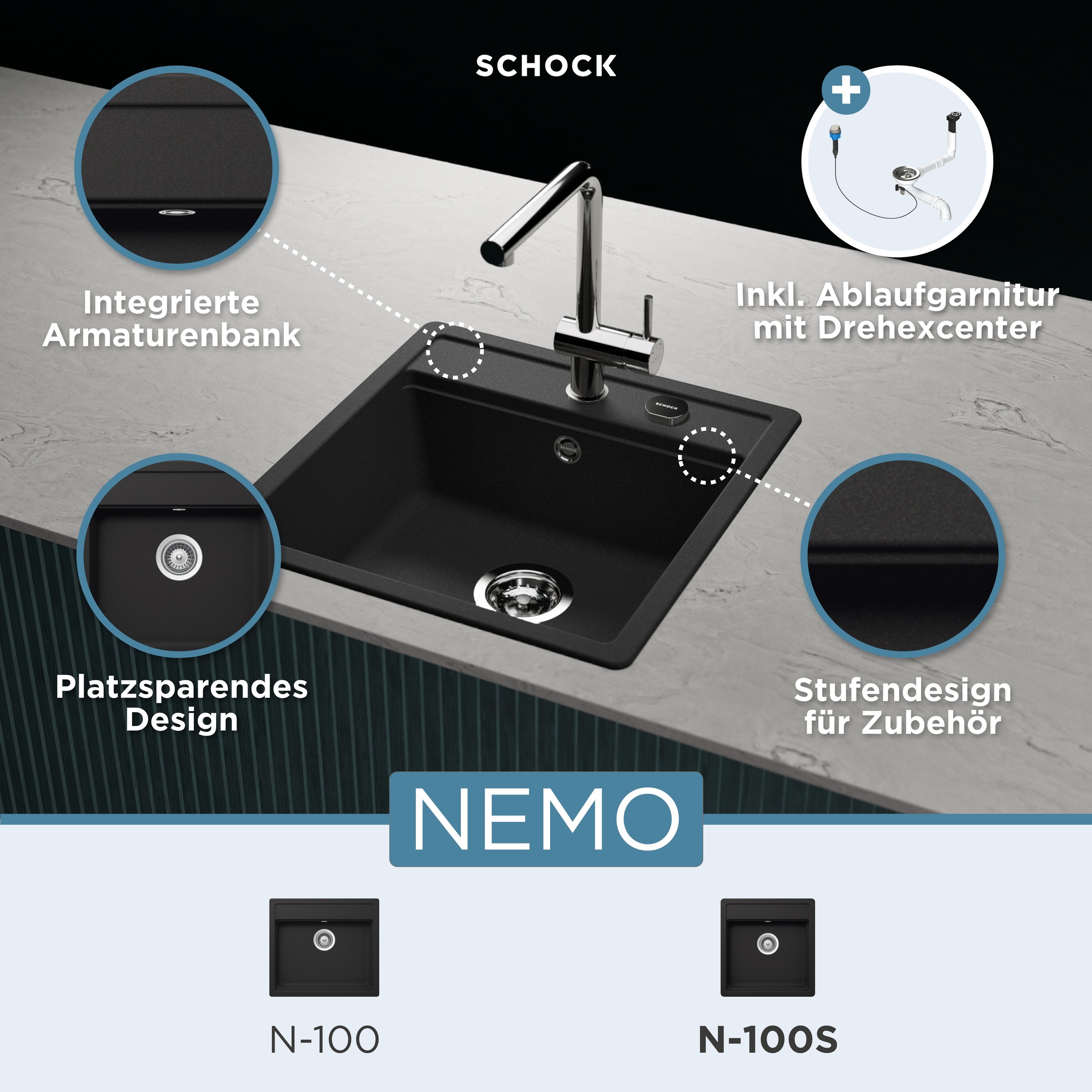 Schock Granitspüle "Oslo"