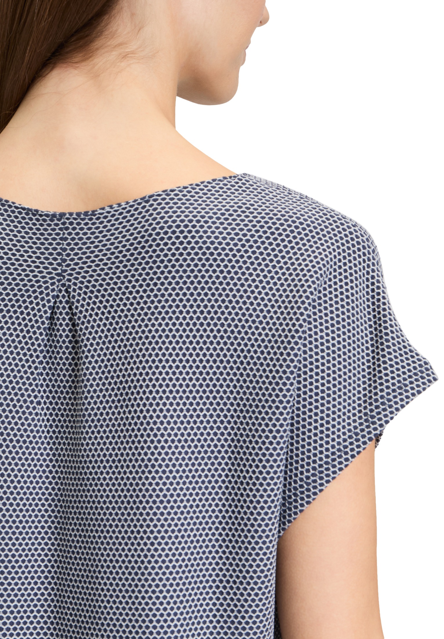 Betty&Co Kurzarmshirt »Betty & Co Casual-Shirt mit Struktur«, (1 tlg.), Material