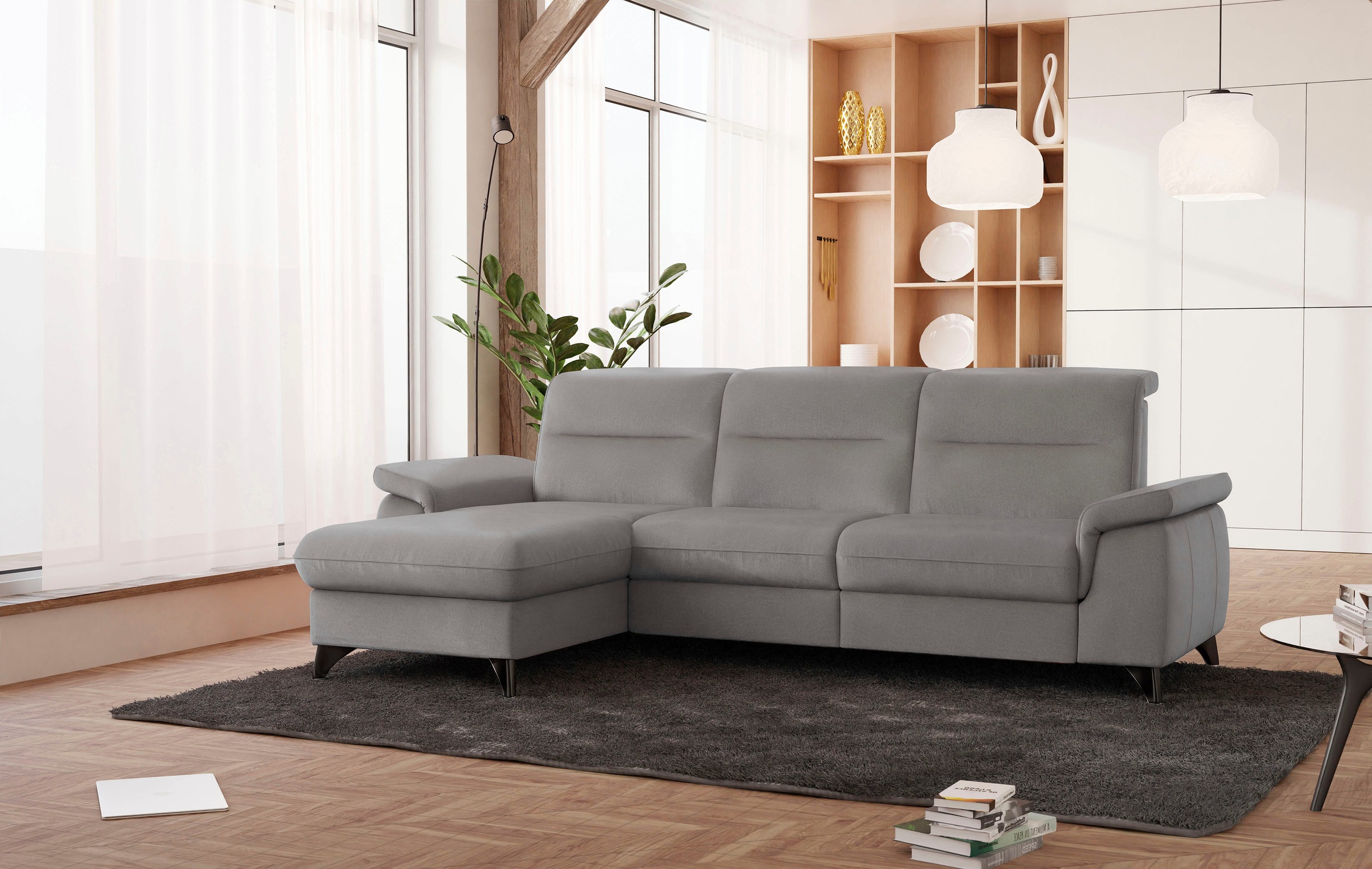 sit&more Ecksofa "Astoria L-Form" wahlweise mit motorischer Relaxfunktion günstig online kaufen