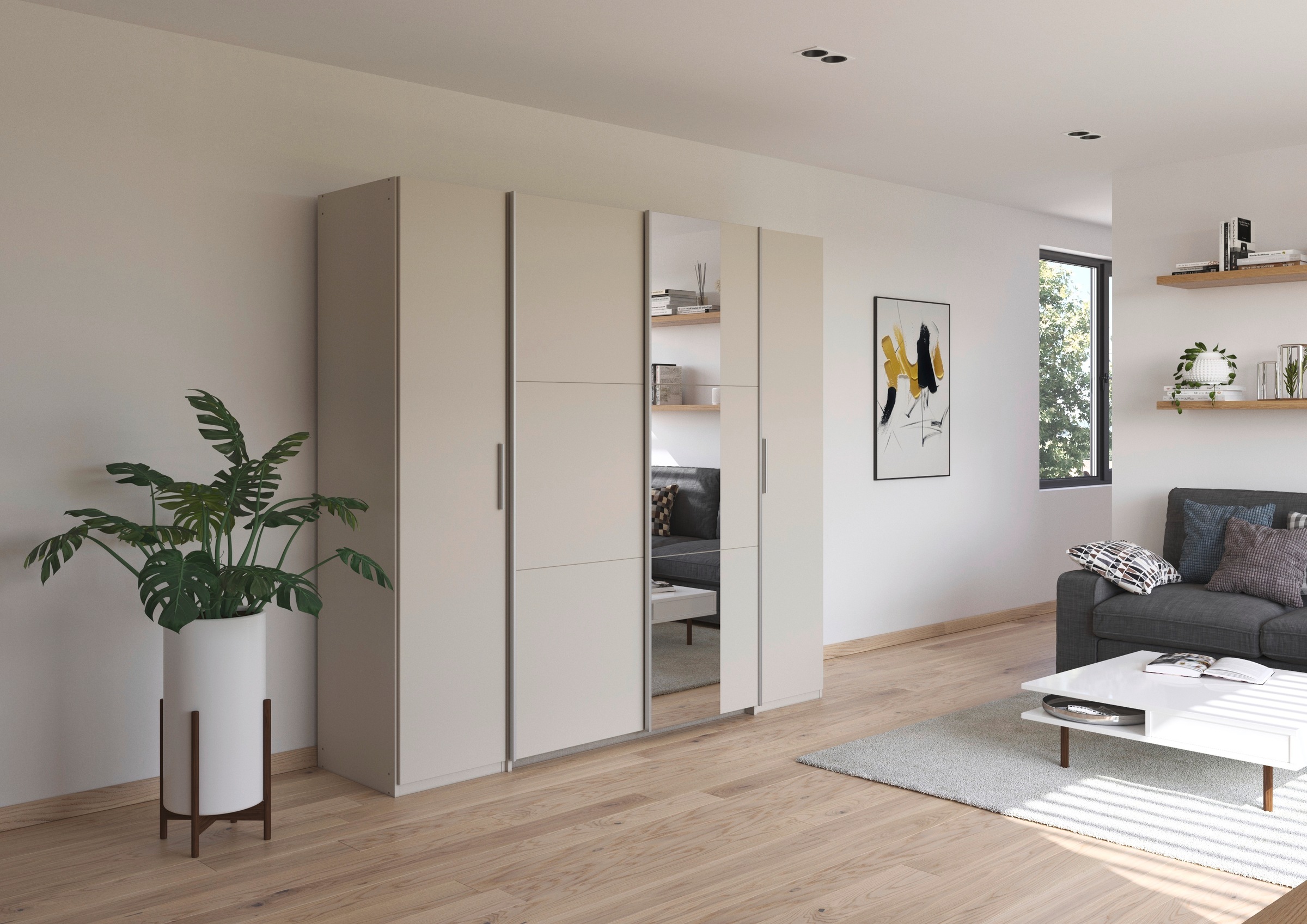 rauch Schwebetürenschrank "Kleiderschrank Drehtürenschrank Schrank Garderob günstig online kaufen