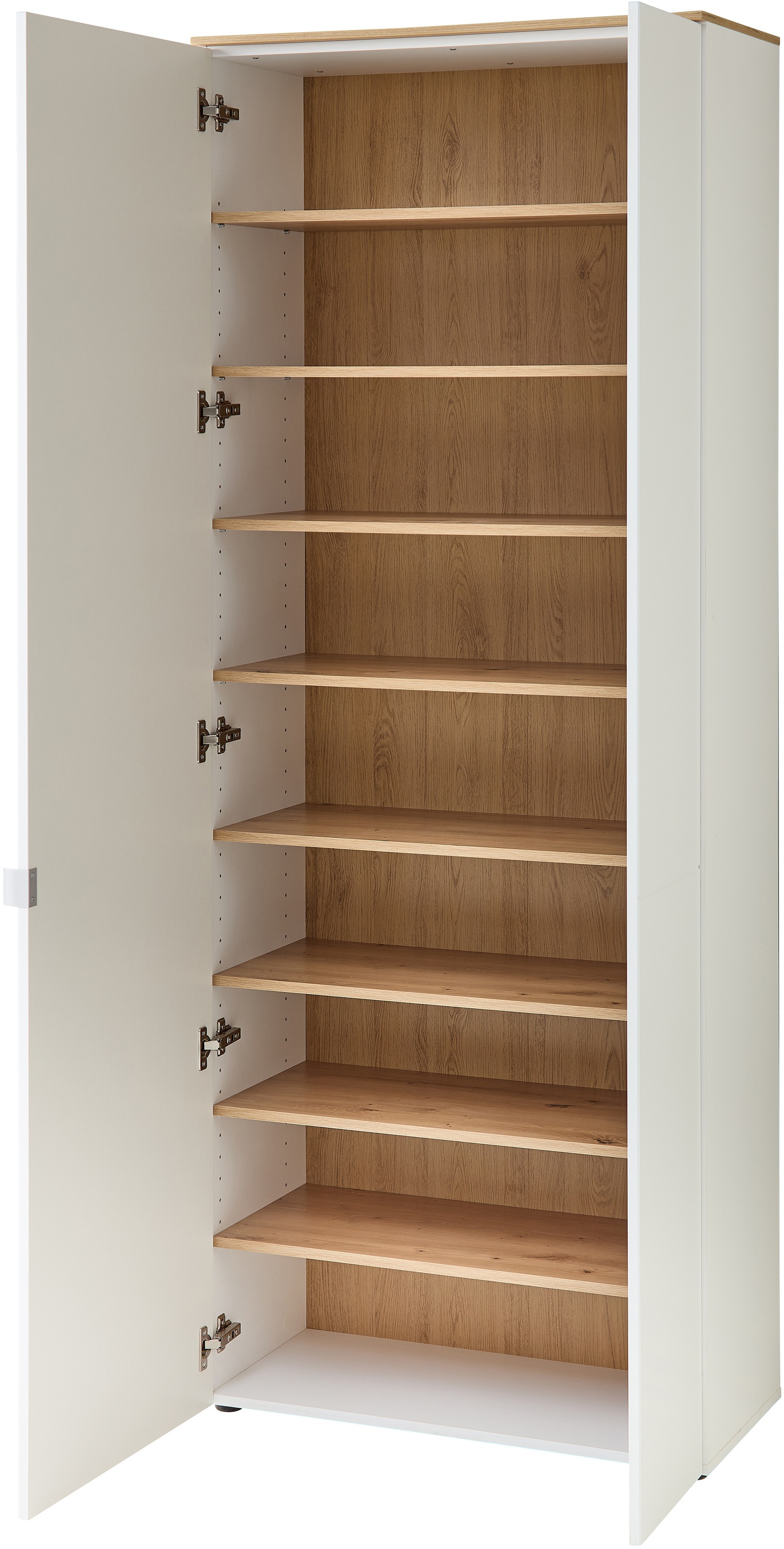 Innostyle Schuhschrank »Bari Schuhschrank, BxHxT 78x202x38 cm«, (1 St.), 2 türig, 9 Fächer, Softclose, ABS Kantenschutz