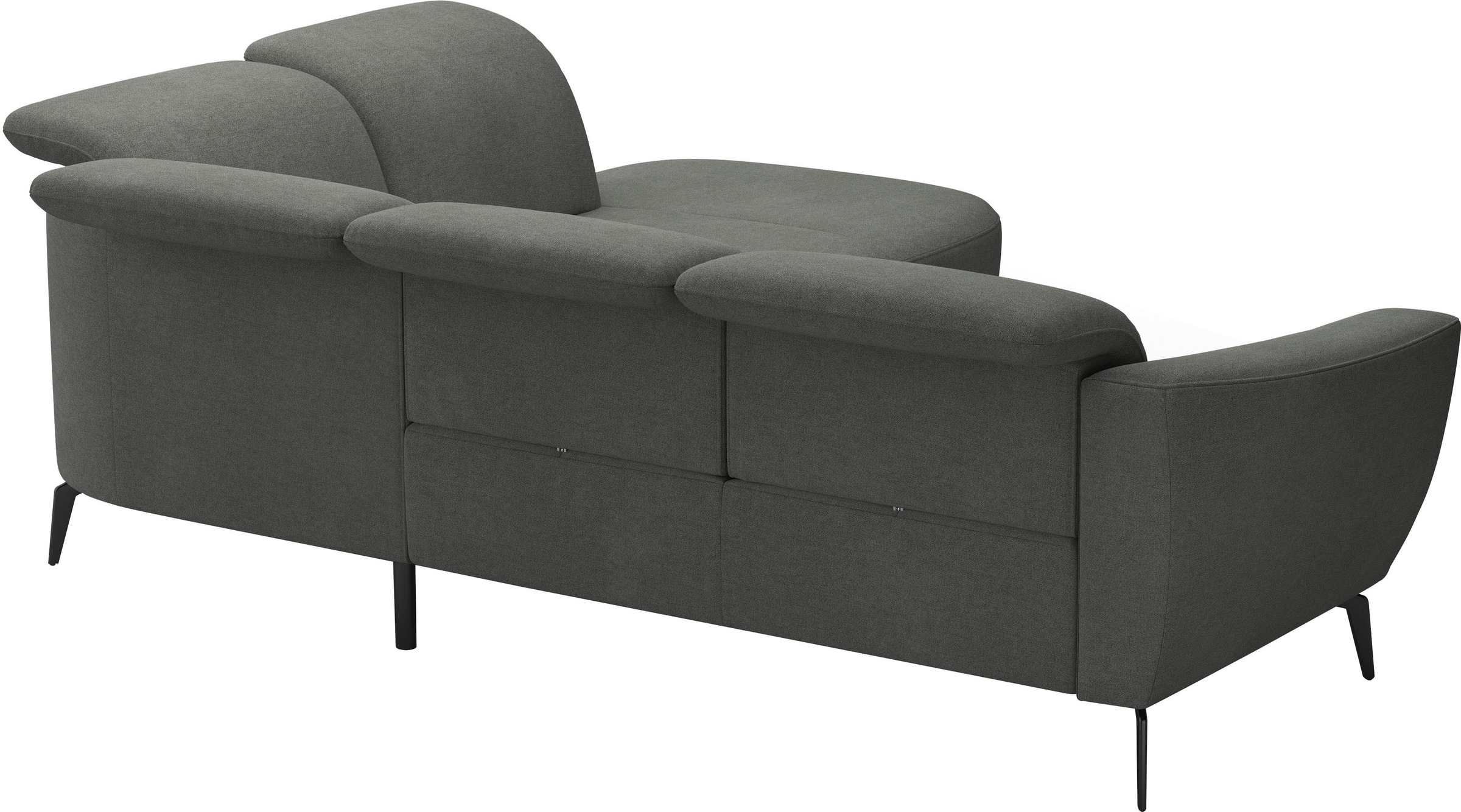 Ecksofa SIT & MORE "Zoe", braun (schlamm), B:300cm H:87cm T:267cm, 95% Polyester, 5% Polyamid, Sofas, Ecksofa, ink.Sitztiefenverstellung, wahlweise mit Kopfteilverstellung 9