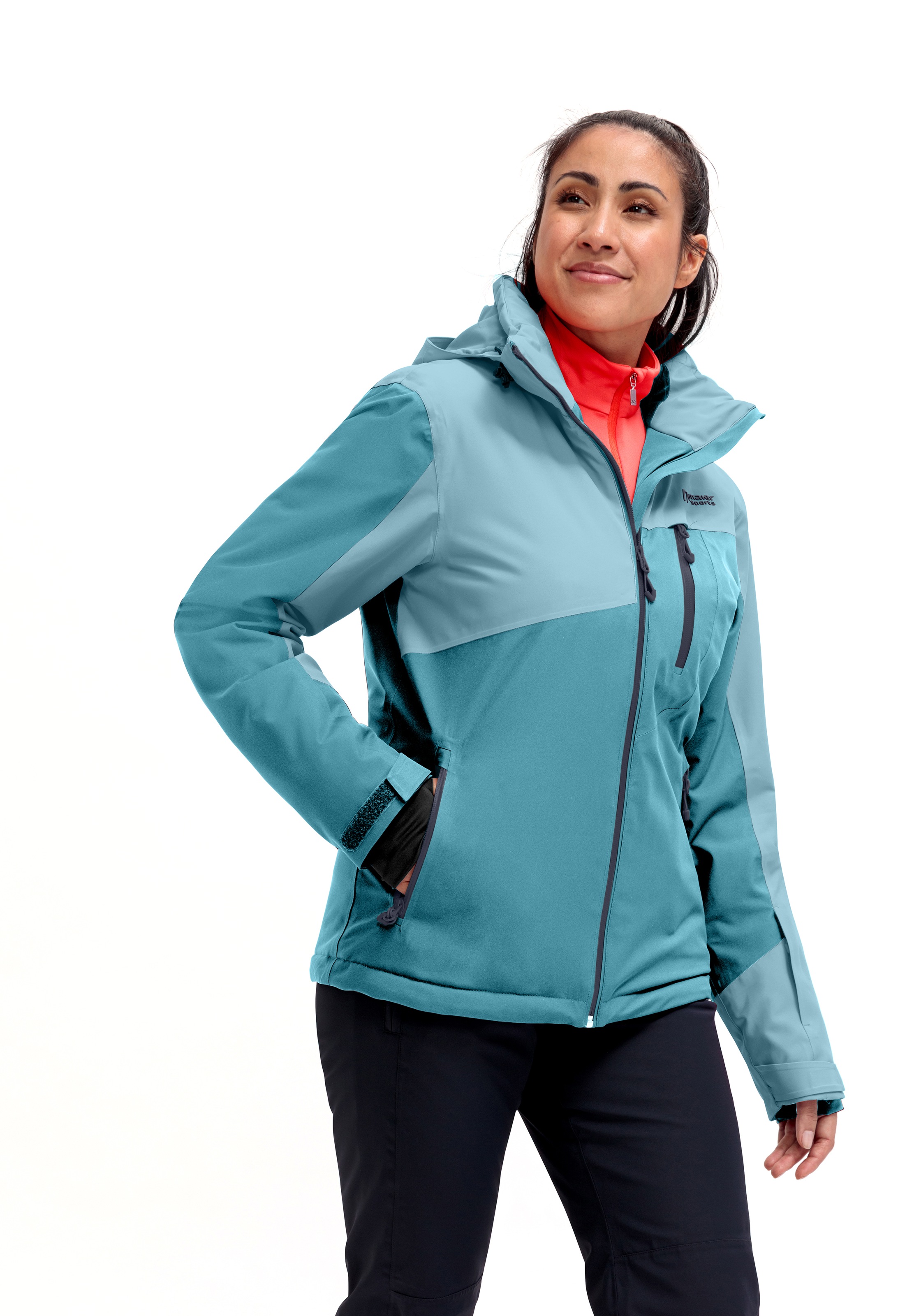 Maier Sports Skijacke »Glacierguard W«, Damen Winterjacke wattiert u. wasserdicht