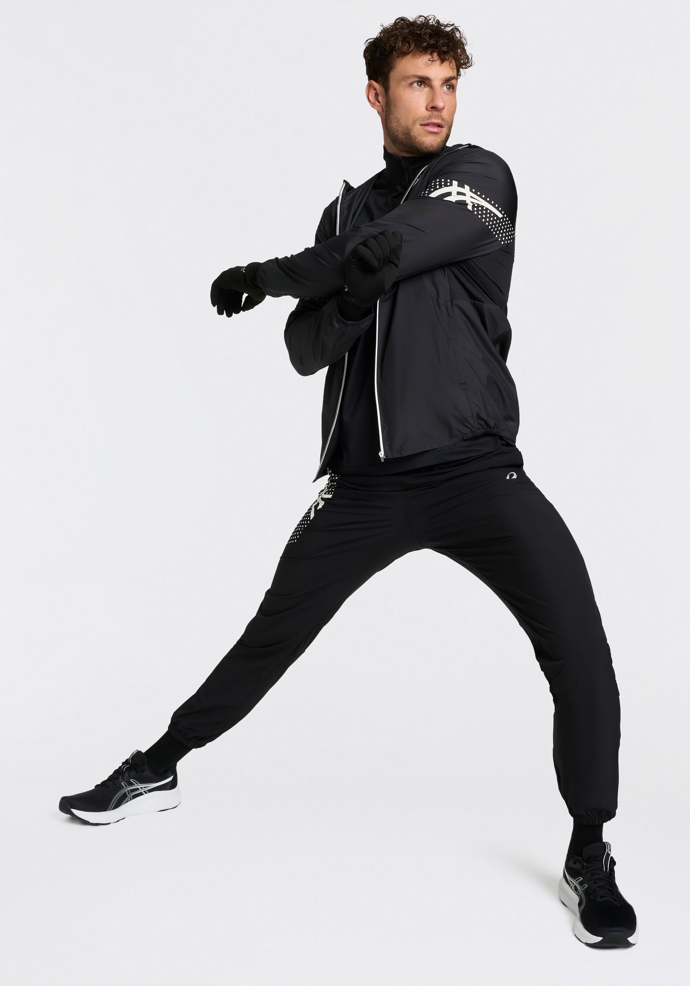 Asics Laufhandschuhe für kühlere Wetterbedingungen, sportlicher Stil, für Erwachsene