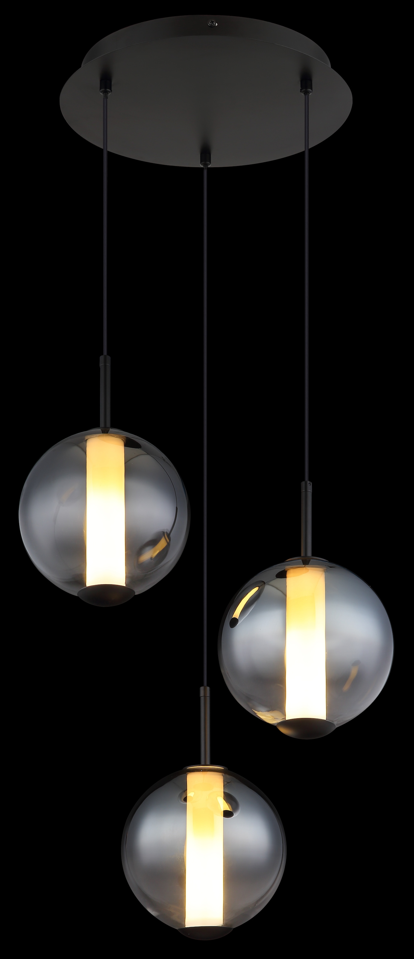 GLOBO LIGHTING Hängeleuchte »LACY« LED-Modul 1 Stk. Warmweiß Hängelampe Esszimmer-Leuchte Esstischleuchte Wohnzimmer