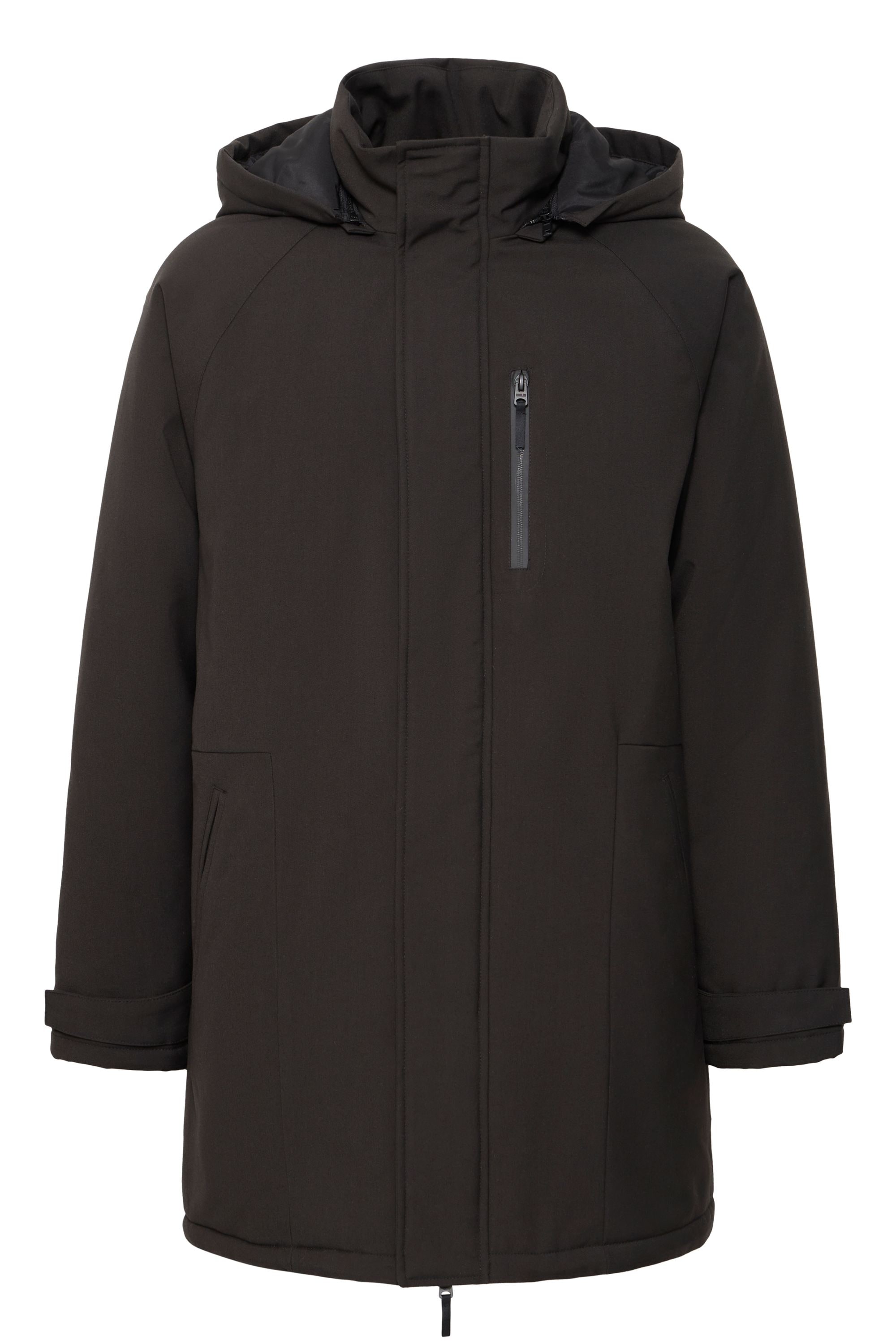 SOLID Herren Wintermantel "Wintermantel SDRAY", schwarz, Gr. S, Obermaterial: 80% Polyester PES. 20% Viskose CV., Mäntel