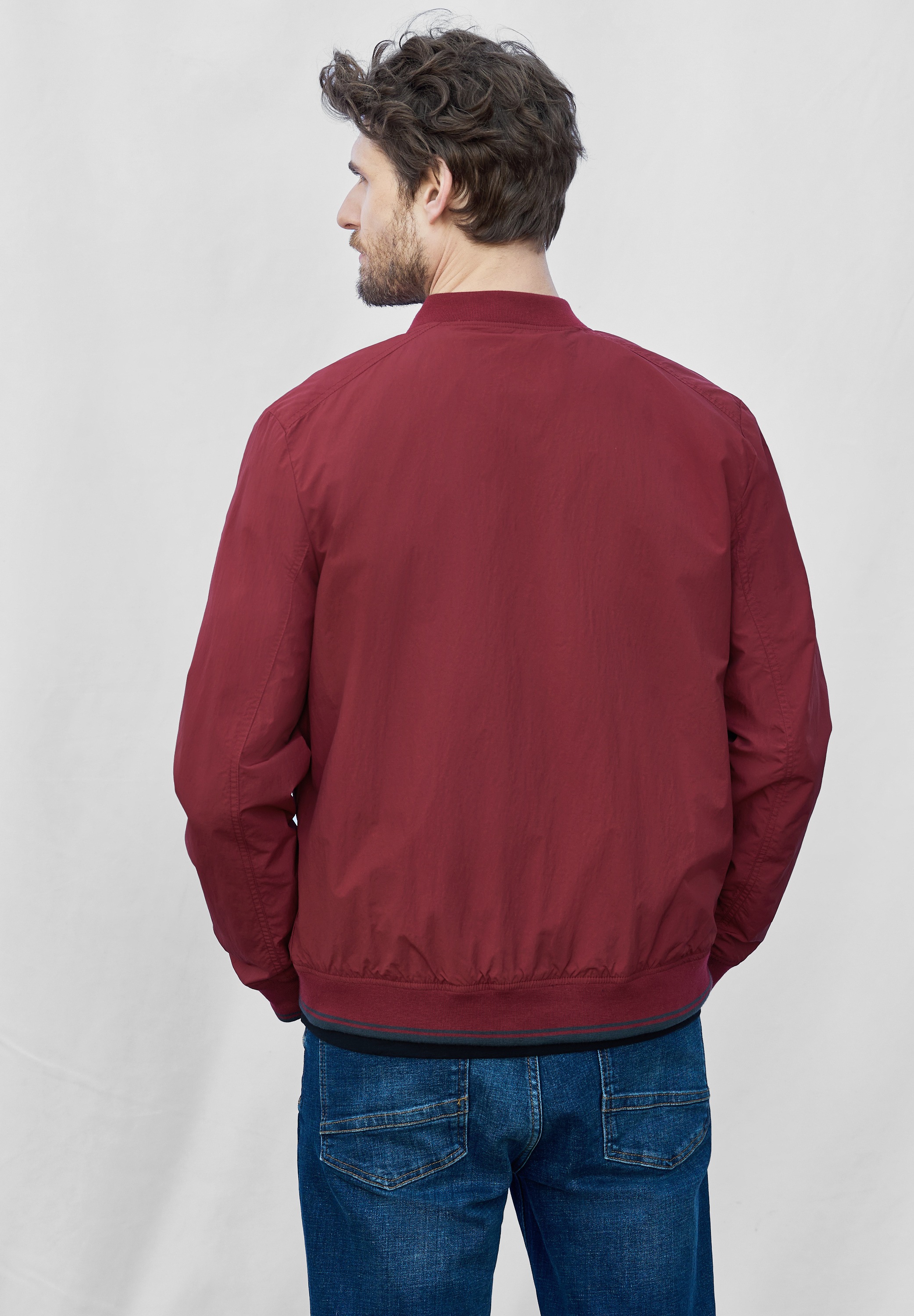 STREET ONE MEN Blouson, ohne Kapuze, mit Stehkragen
