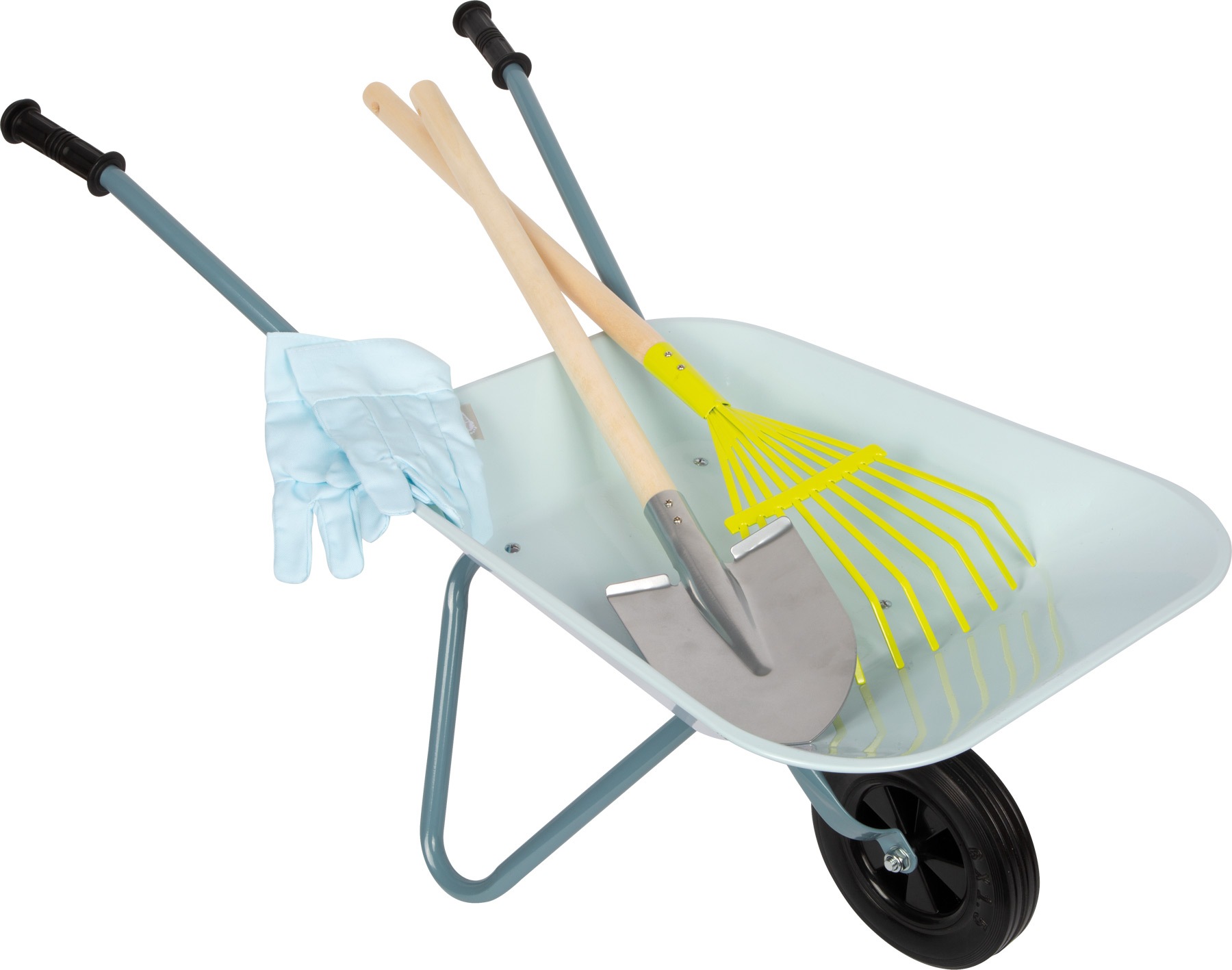 Small Foot Schubkarre »Gartenwerkzeug-Set mit Schubkarre« für Kinder; mit Gartenwerkzeug