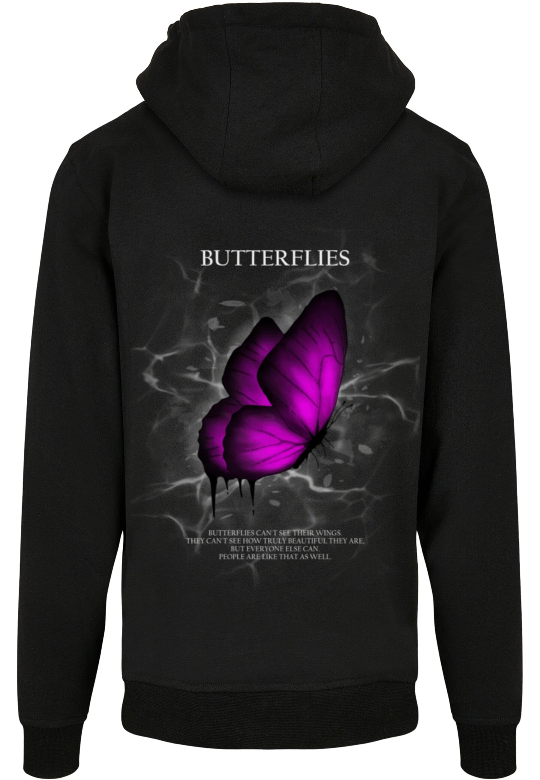 Merchcode Kapuzensweatshirt "Merchcode Herren Butterflies Basic Hoody" günstig online kaufen