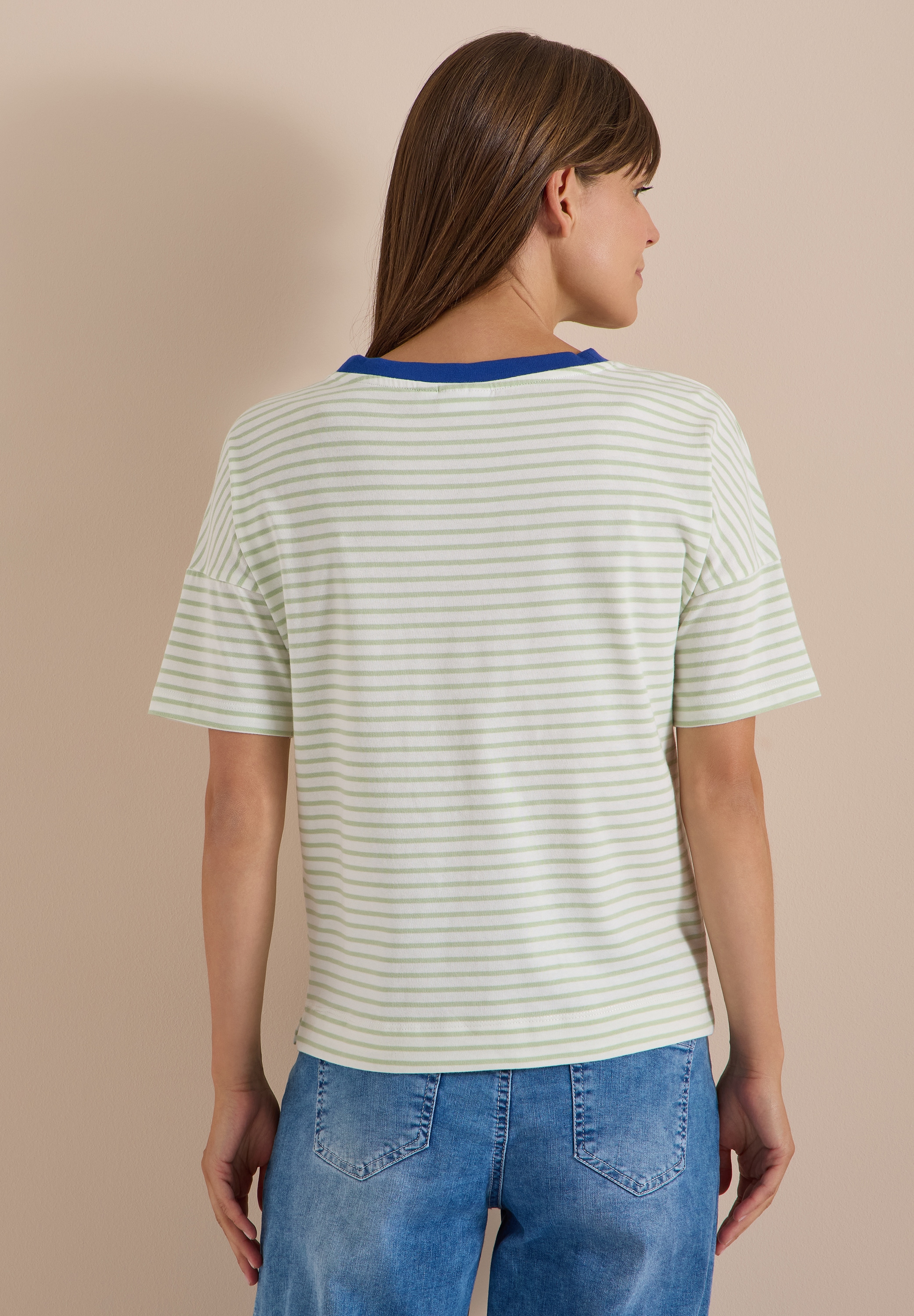 Cecil T-Shirt aus reiner Baumwolle