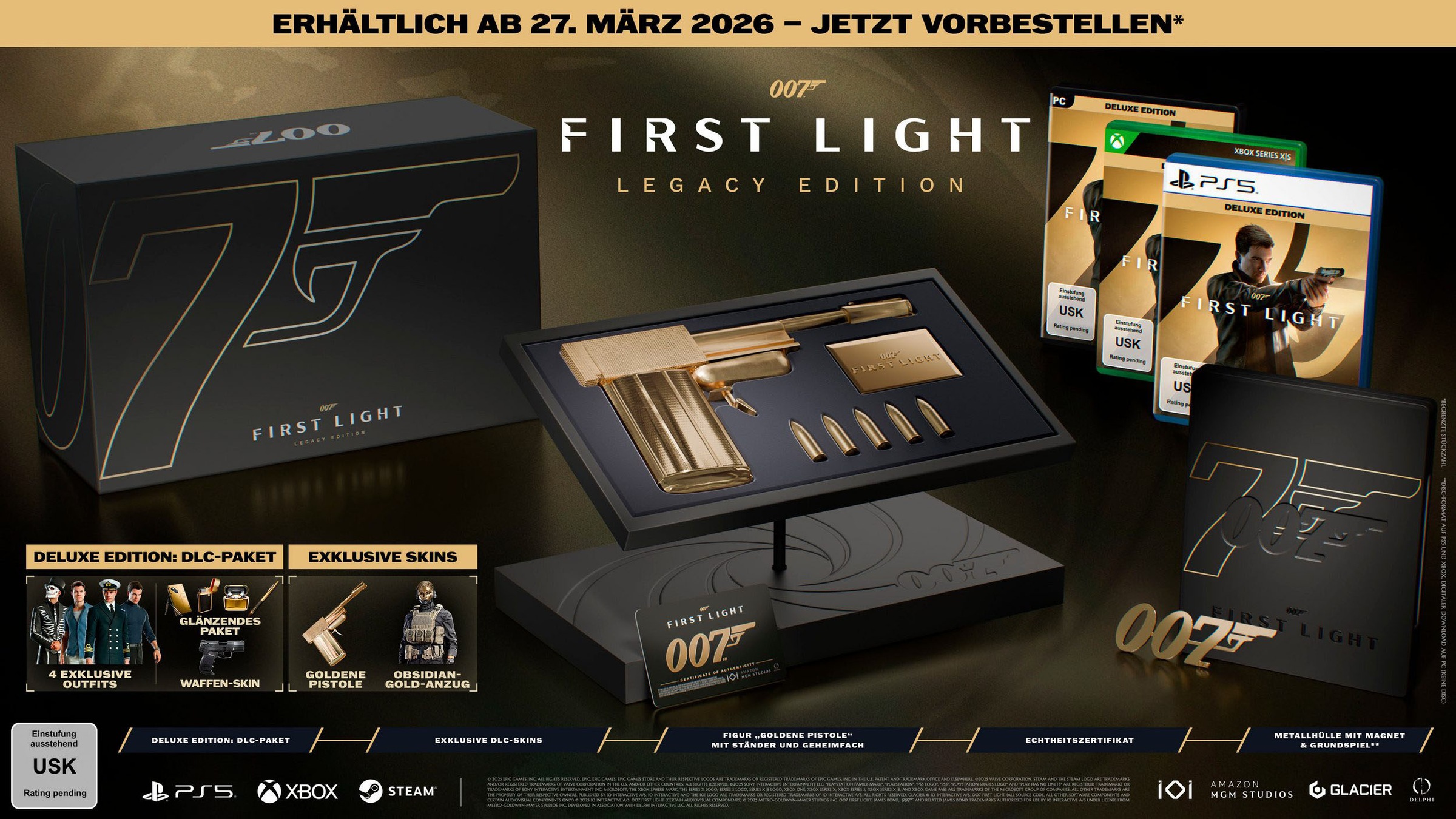 IOI Partners Spielesoftware »007 First Light Legacy Collector's Edition« PC
