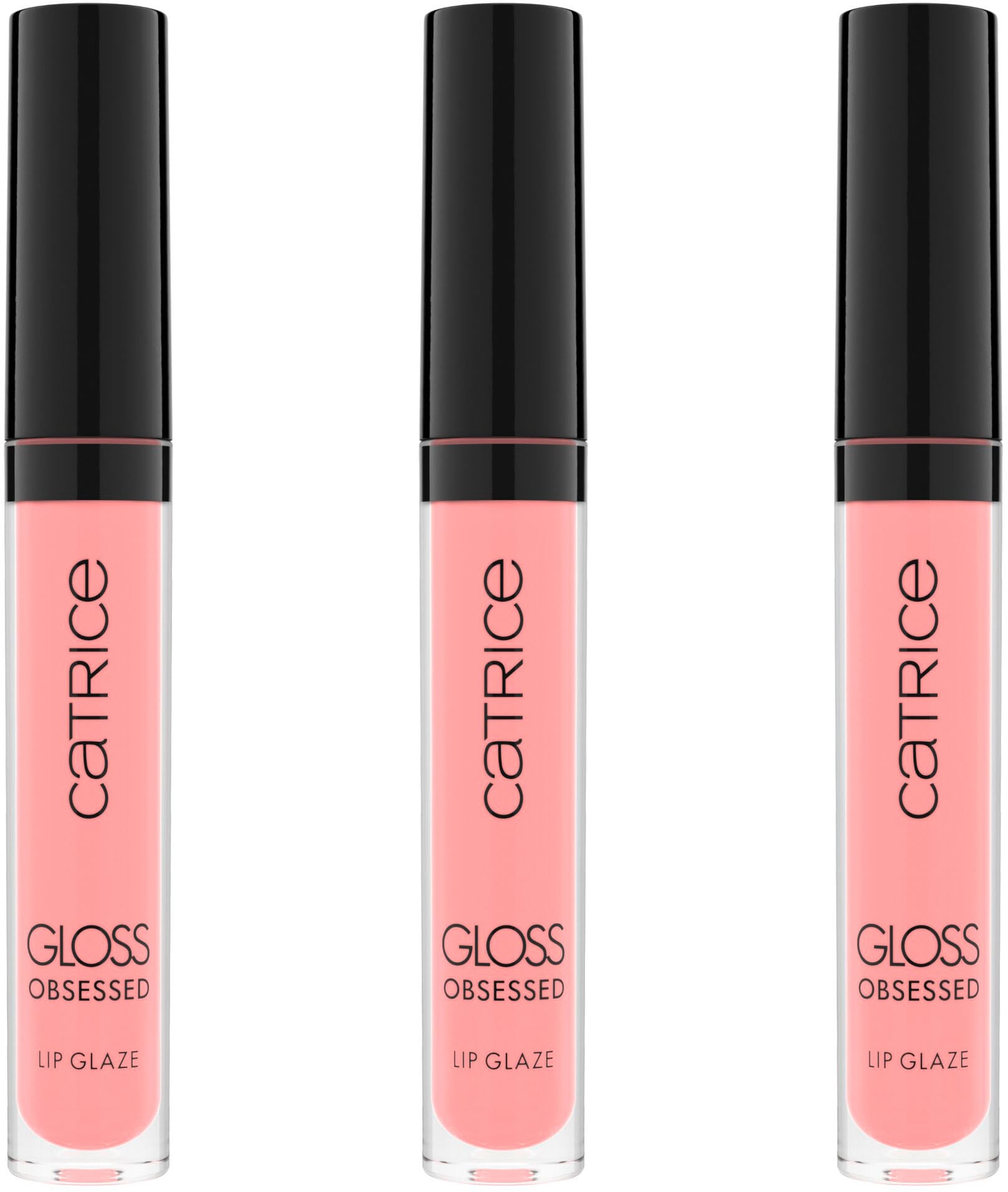 Catrice Lipgloss »GLOSS OBSESSED LIP GLAZE« angereichert mit Macadamia-Samenöl und Vitamin E, pflegt die Lippen