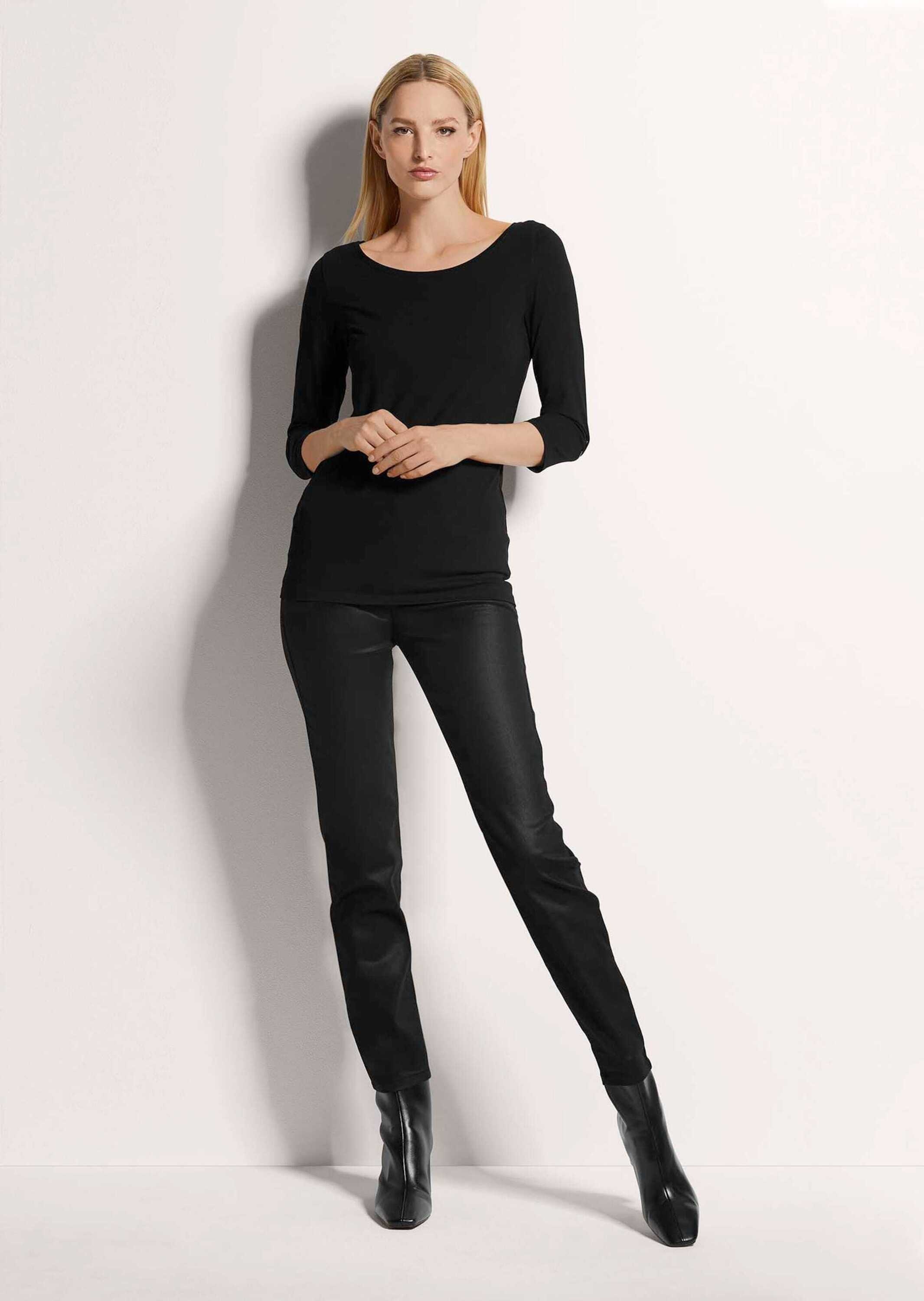 MADELEINE 3/4-Arm-Shirt "Blusenshirt Halbarm Viskose-Oberteil für Damen" günstig online kaufen