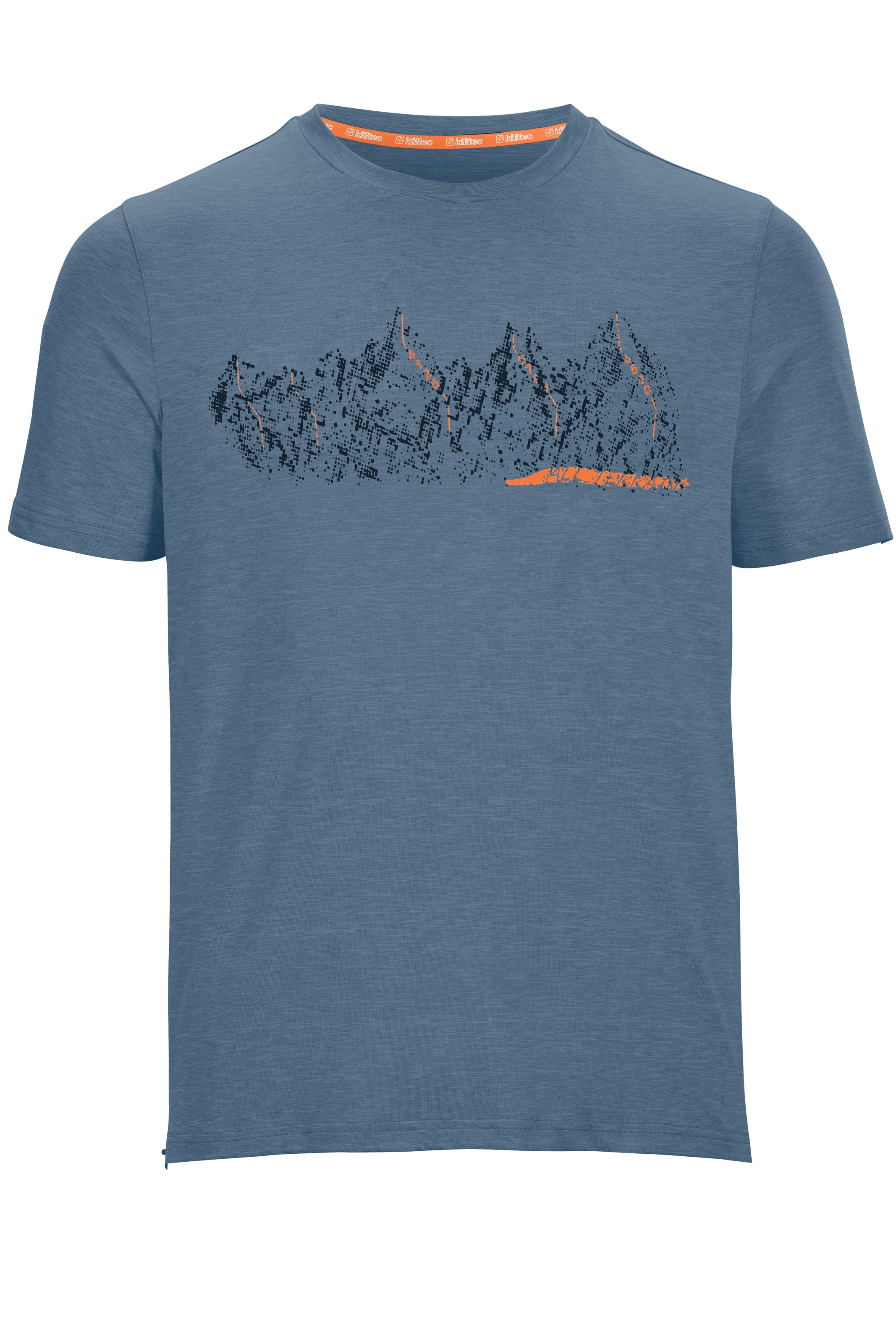 Killtec Funktionsshirt »MN TSHRT C« mit Logo Print, schnell trocknend, feuchtigkeitstransportierend