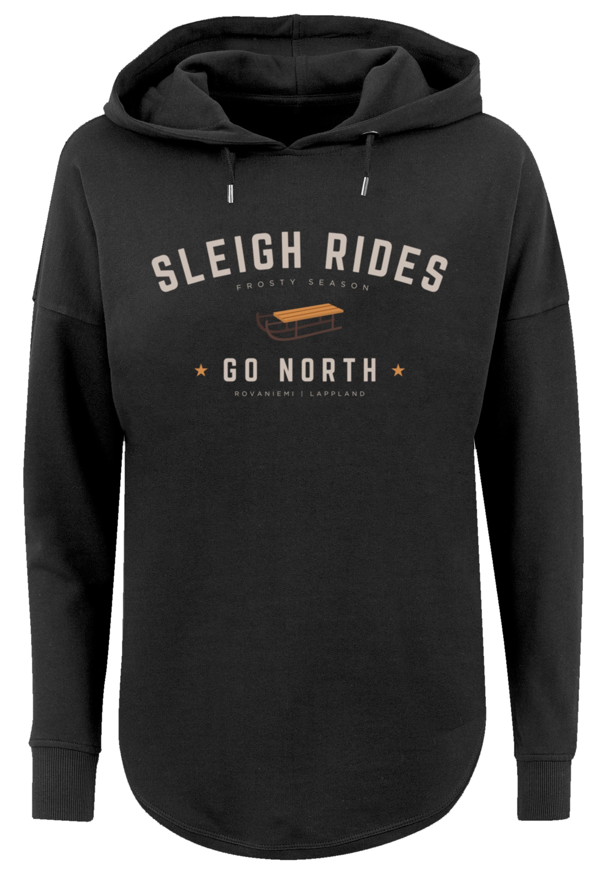 F4NT4STIC Sweatshirt »Schlittenfahren Weihnachten Christmas«, Weihnachten, Geschenk, Logo