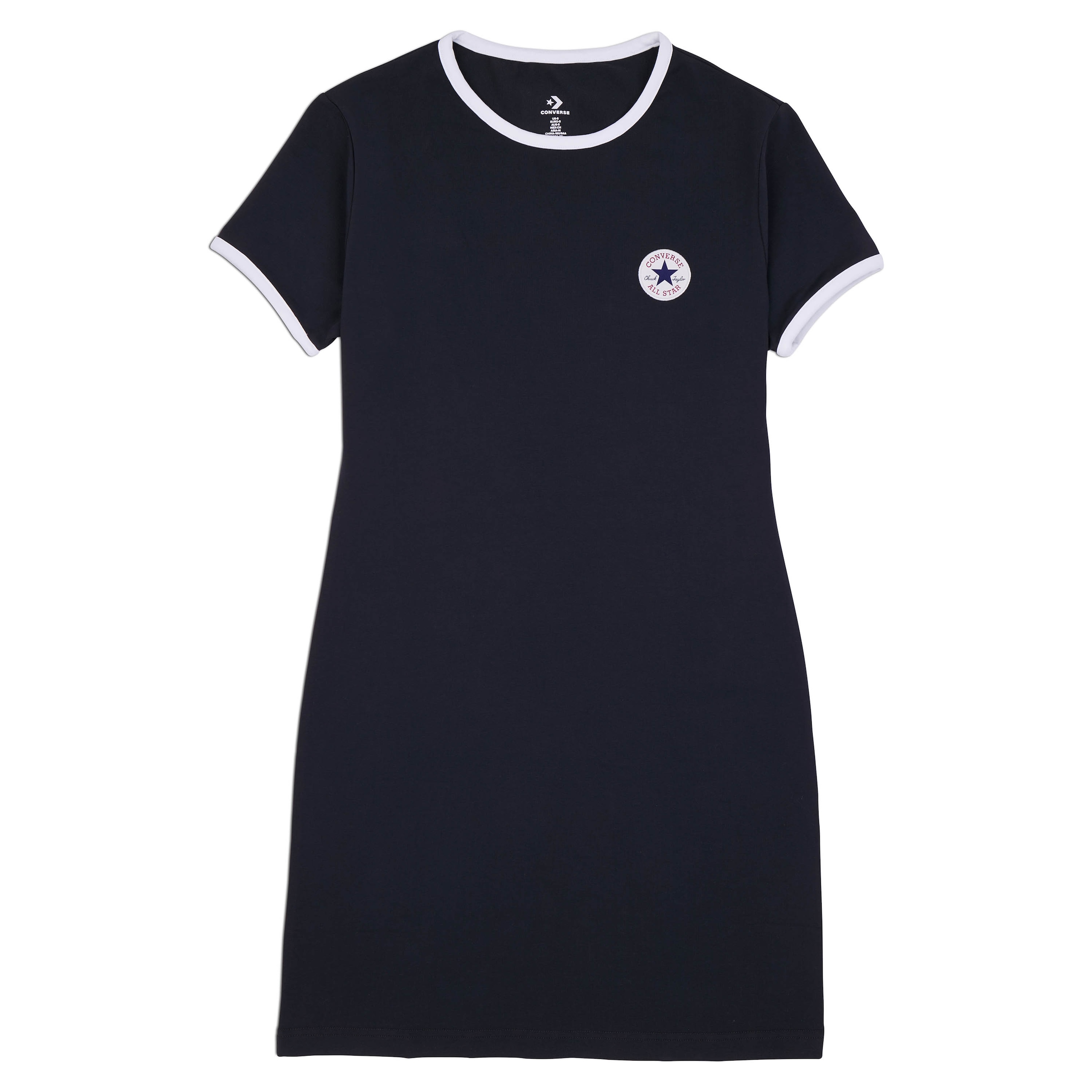 Converse Sweatkleid "CHUCK TAYLOR T-SHIRT DRESS" 1 Stk. tlg. aus Baumwolle, günstig online kaufen