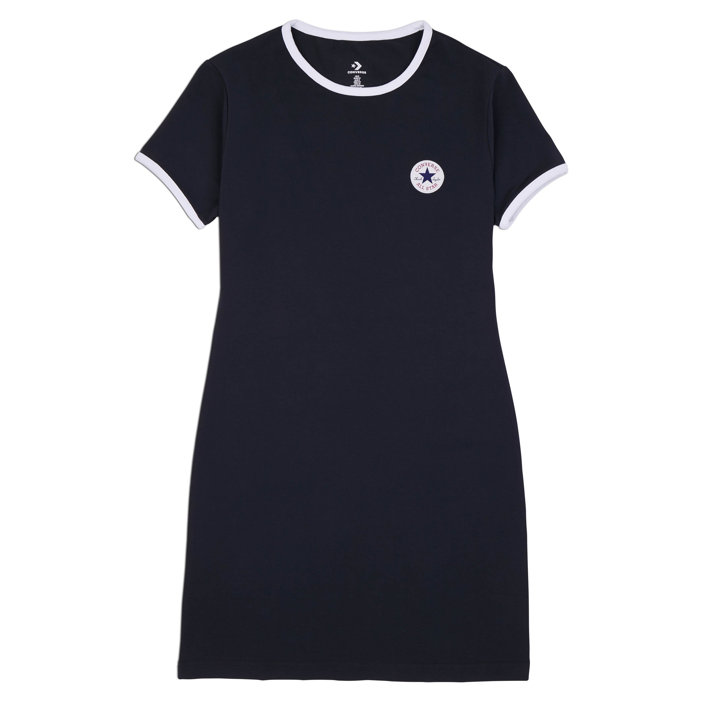 Converse Sweatkleid "CHUCK TAYLOR T-SHIRT DRESS" aus Baumwolle, Polyester u günstig online kaufen