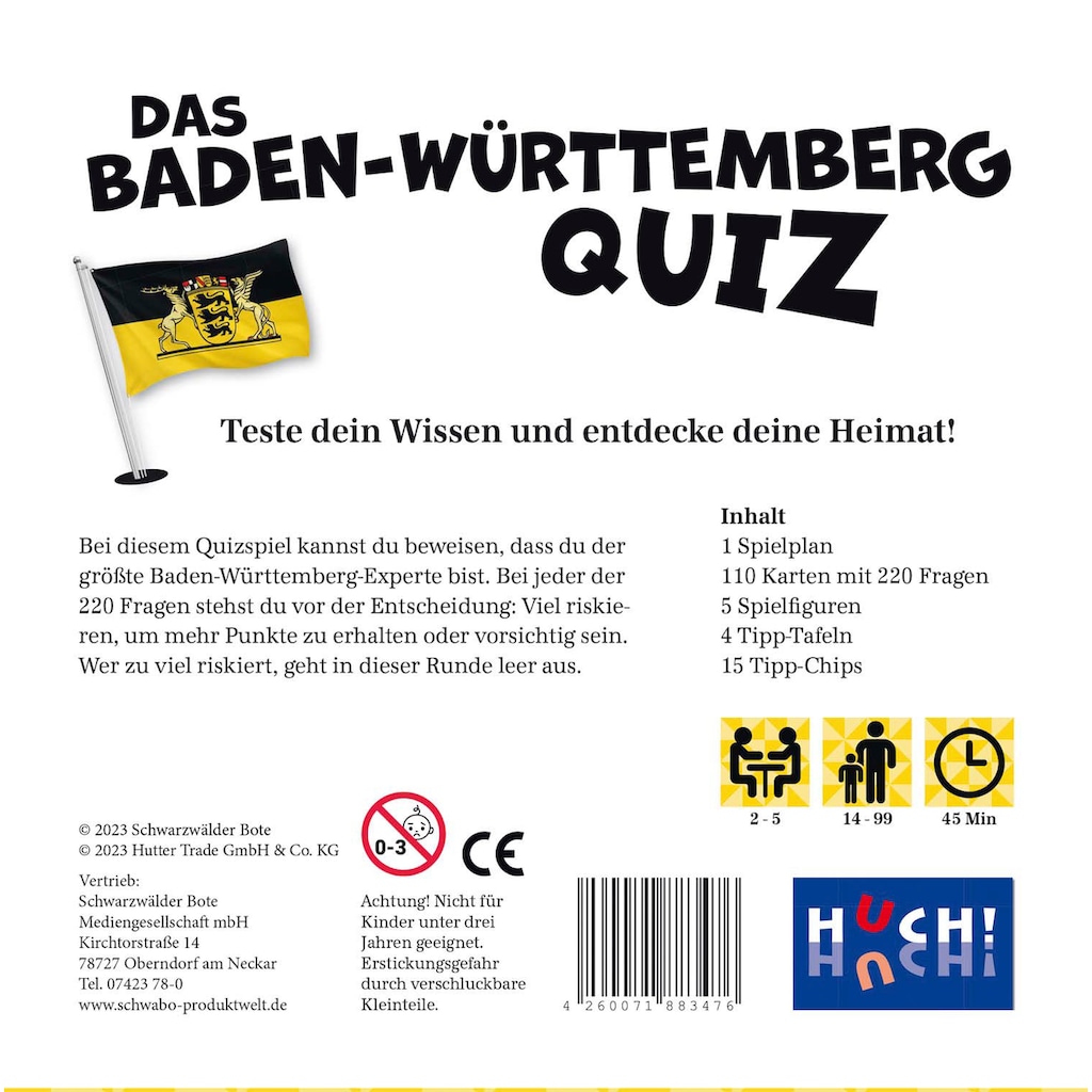 Huch! Spiel »Das Baden-Württemberg-Quiz«