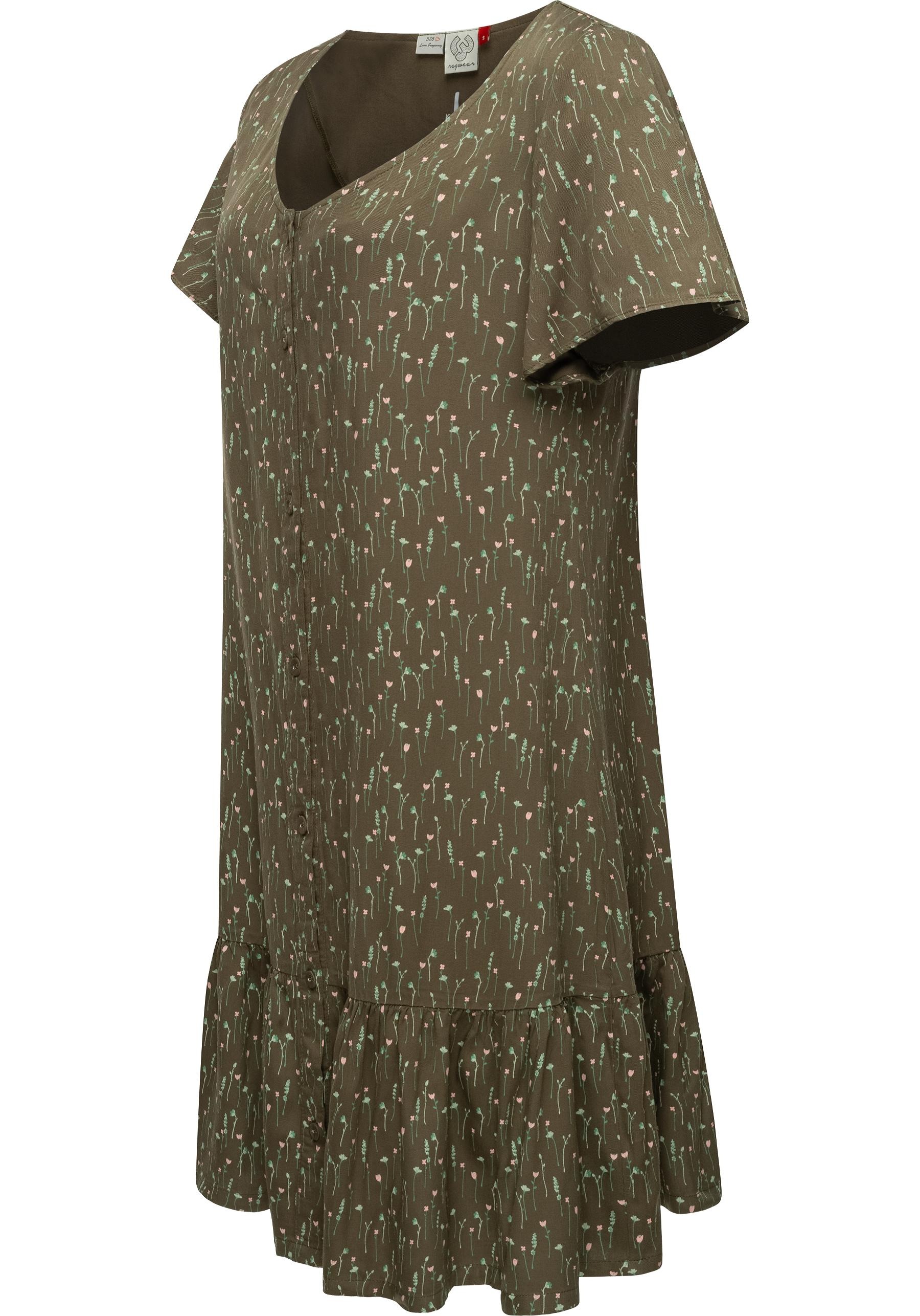 Ragwear Druckkleid »Fialina«, luftiges Sommerkleid mit süßem Blumenprint