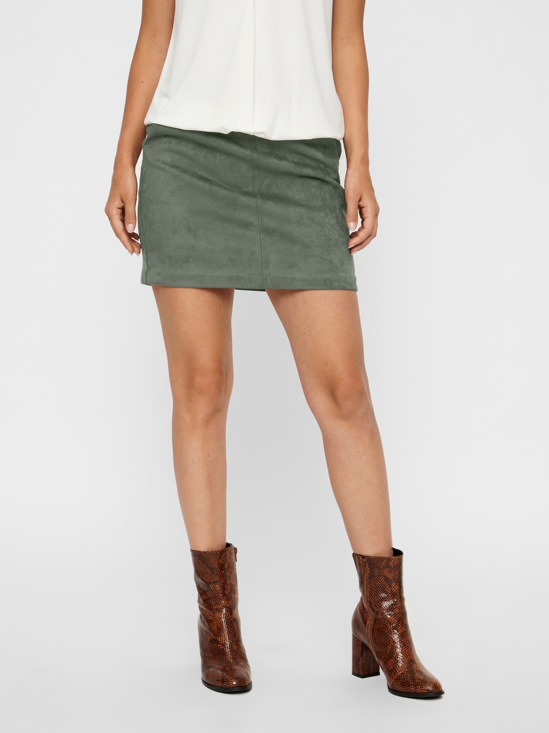 Lederimitatrock »VMDONNADINA FAUXSUEDE SHORT SKIRT«