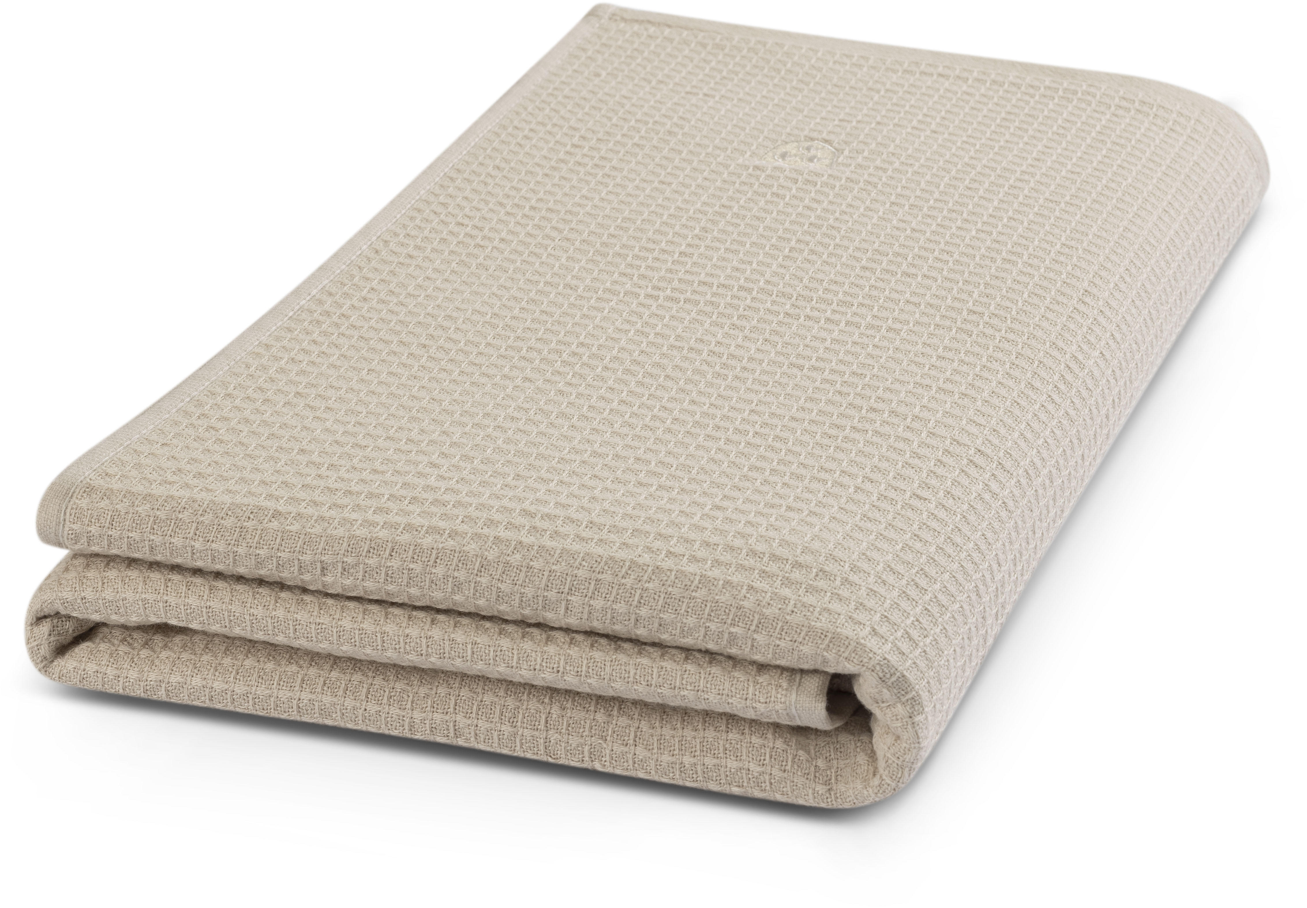 Duschtuch ROSS, B:70cm L:140cm, beige, Frottier, Baumwolle, Handtücher, "Waffelpique", 100% Baumwolle