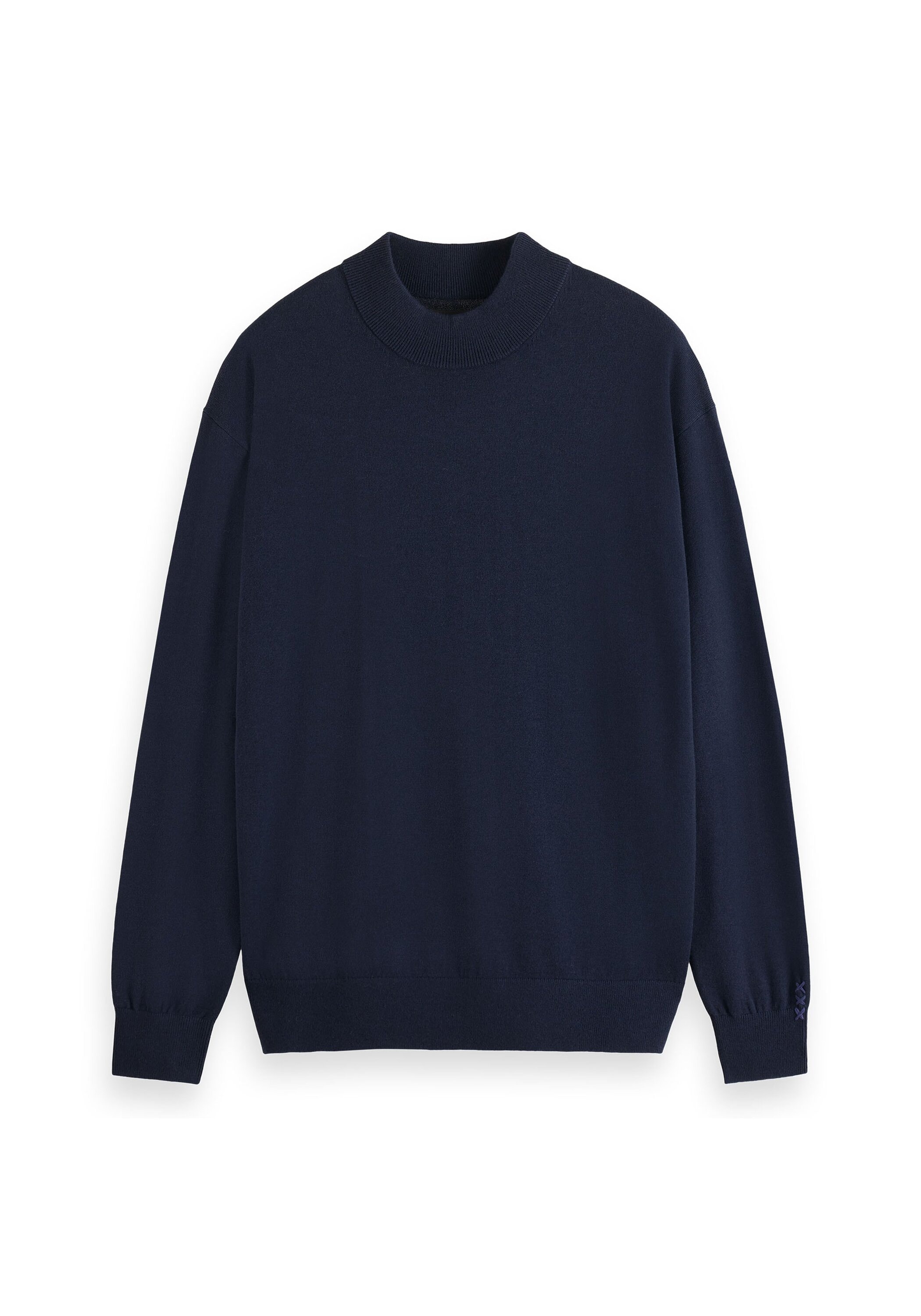 Scotch & Soda Sweatshirt "Strickpullover CORE - DROPPED SHOULDER MOCK NECK günstig online kaufen