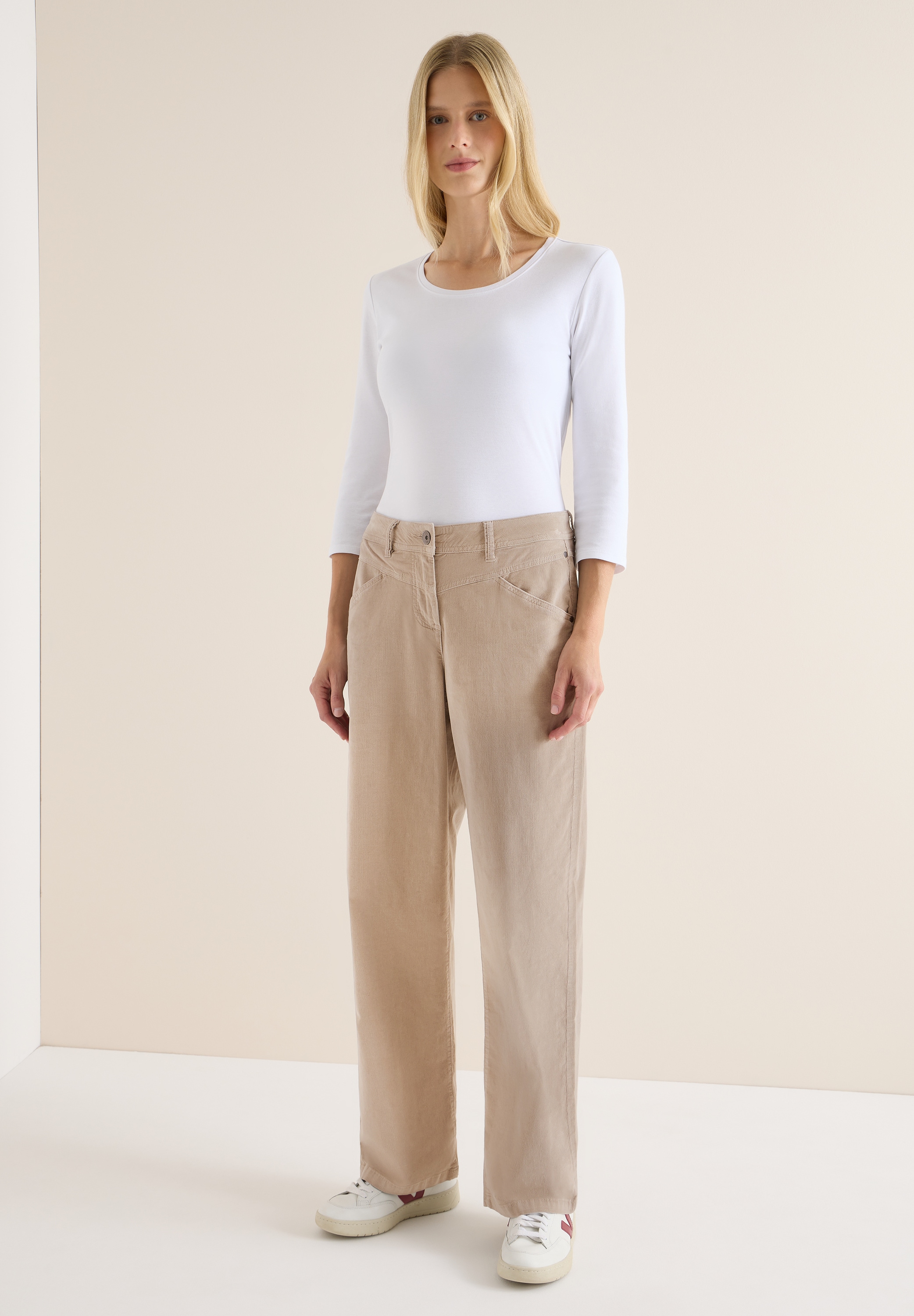 Thumbnail - Cecil Cordhose High Waist