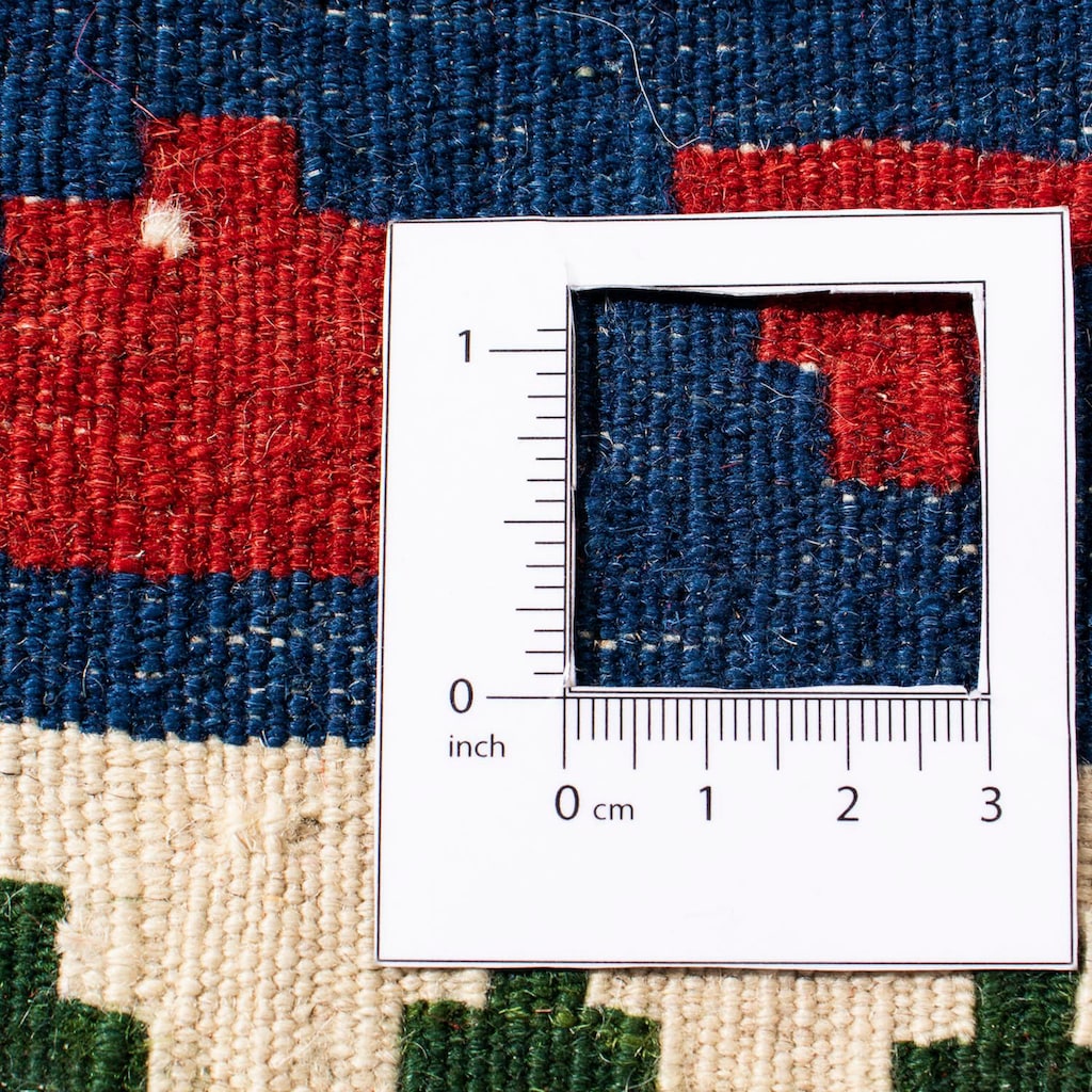 morgenland Wollteppich »Kelim - Oriental quadratisch - 104 x 100 cm - dunkelrot«, quadratisch