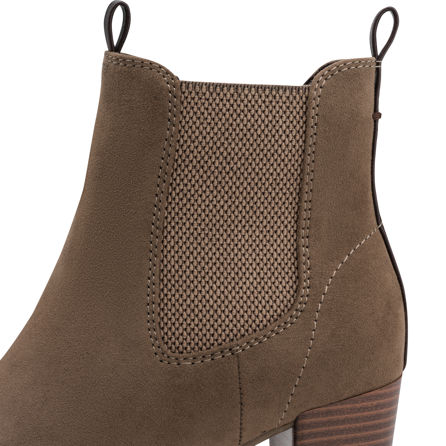 MARCO TOZZI Stiefelette  Blockabsatz, Chelseaboots mit Stretch-Einsatz an der Außenseite